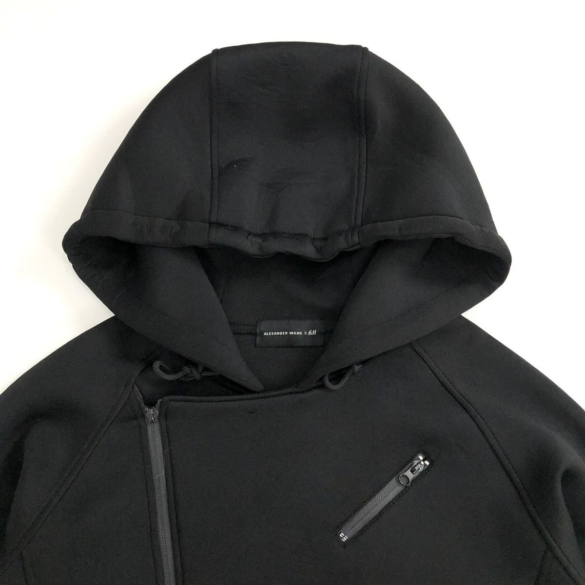 Alexander Wang × H&M Alexander Wang H&M Asymmetrical Scuba Zip Hoodie jacket Size US S / EU 44-46 / 1 - 5 Thumbnail