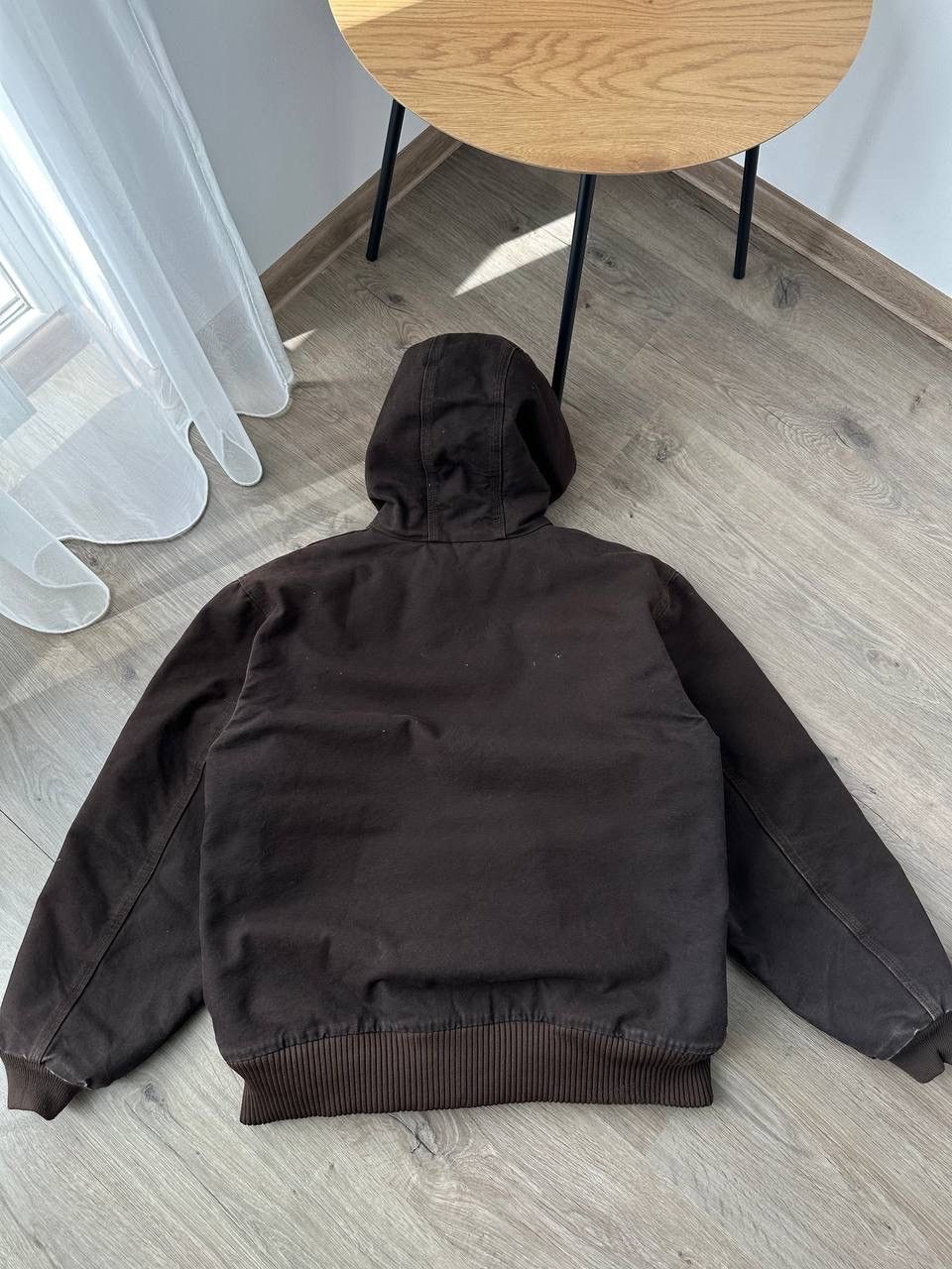 Carhartt × Vintage Vintage Carhartt Workwear Faux Fur Brown Detroit Jacket Size US L / EU 52-54 / 3 - 18 Thumbnail