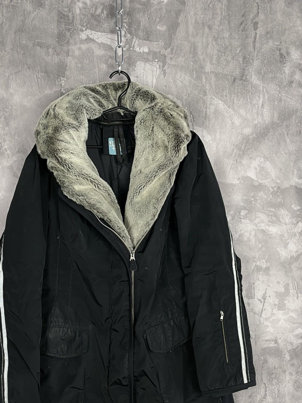 Marithe + Francois Girbaud Marithe Francois Girbaud Y2K Faux Fur Collar jacket Size M / US 6-8 / IT 42-44 - 4 Thumbnail