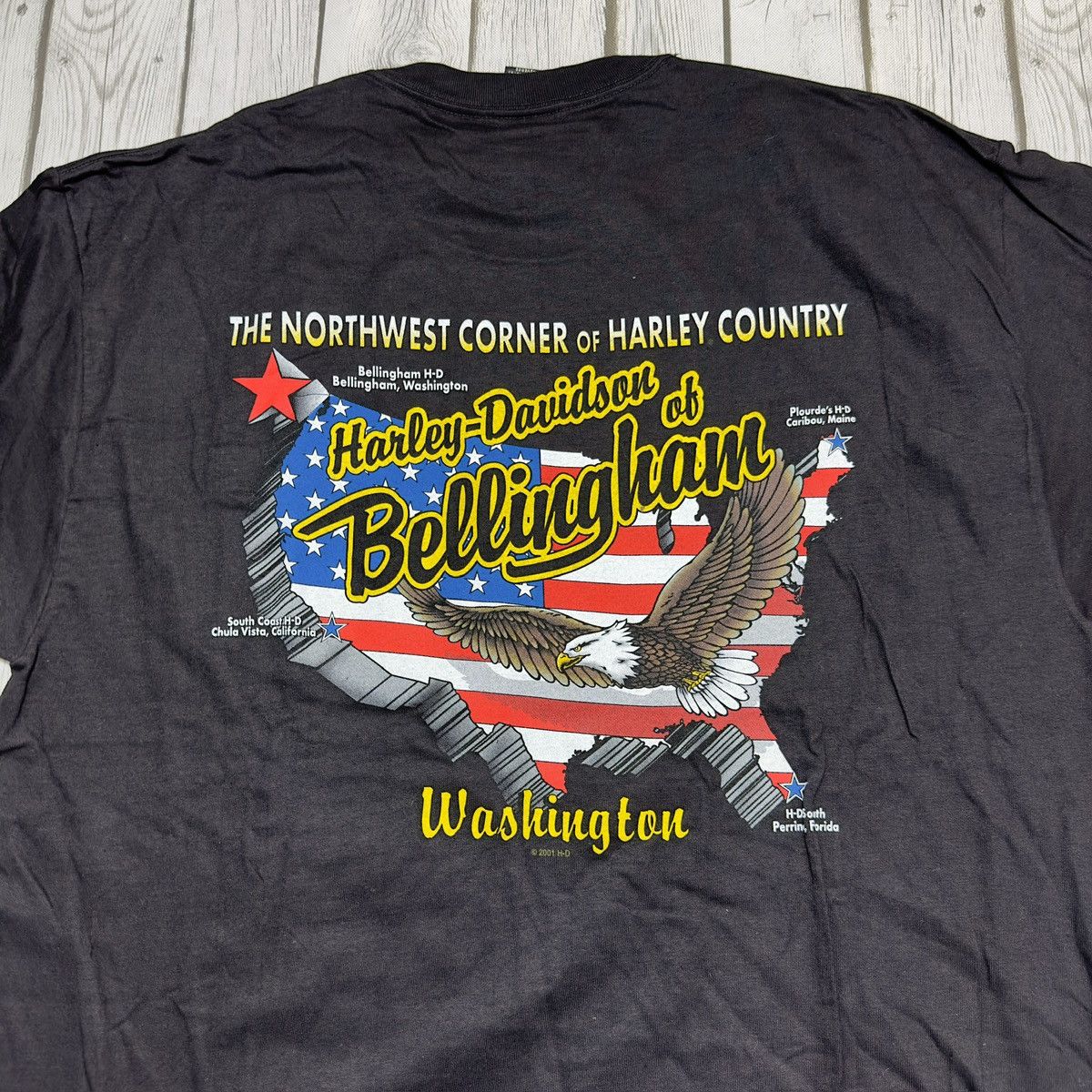 Harley Davidson × Vintage Vintage Harley Davidson tee Size US XL / EU 56 / 4 - 3 Thumbnail