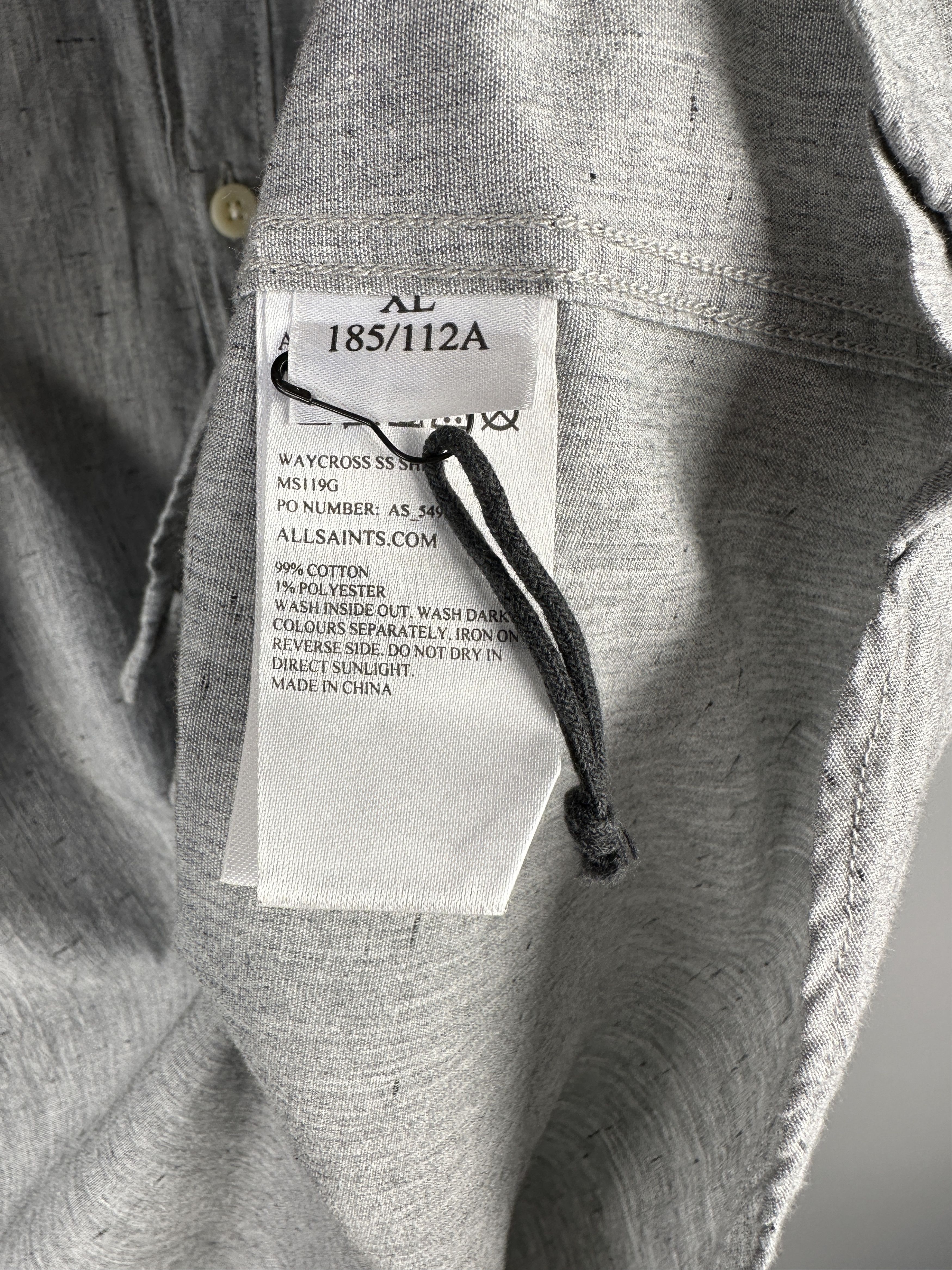 Allsaints Allsaints Button Up Short Sleeve Shirt Size US XL / EU 56 / 4 - 10 Thumbnail