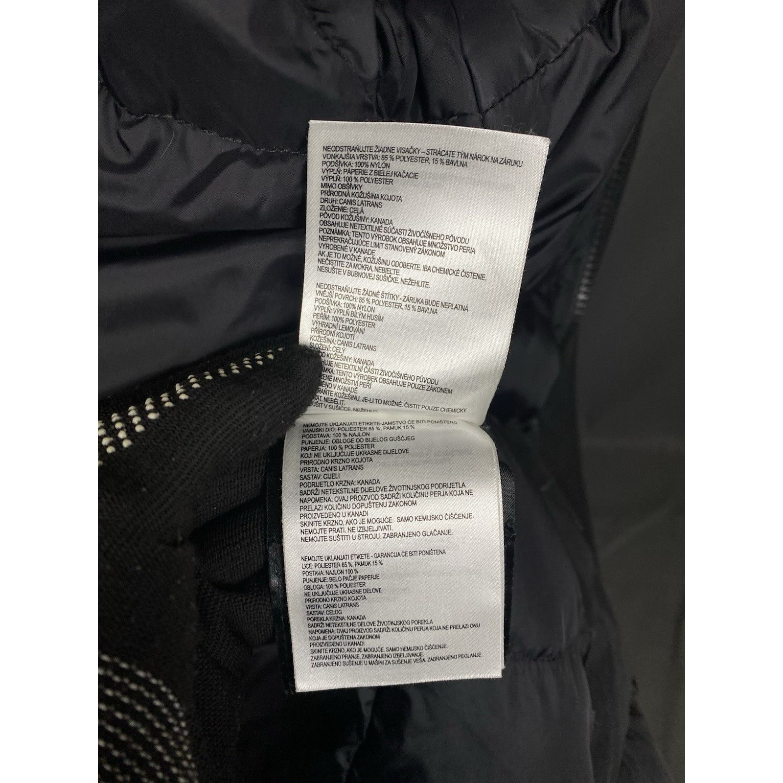 Canada Goose Canada Goose Women's Black Down Insulated Parka Jacket Size Size L / US 10 / IT 46 - 21 Thumbnail