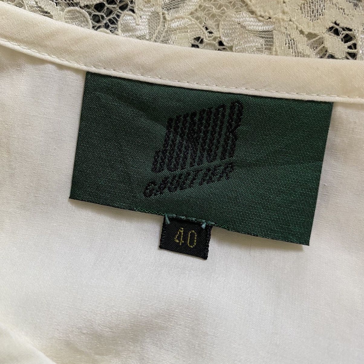 Jean Paul Gaultier JUNIOR GAULTIER White Sleeveless Lace Overlay Tunic Size S / US 4 / IT 40 - 11 Thumbnail