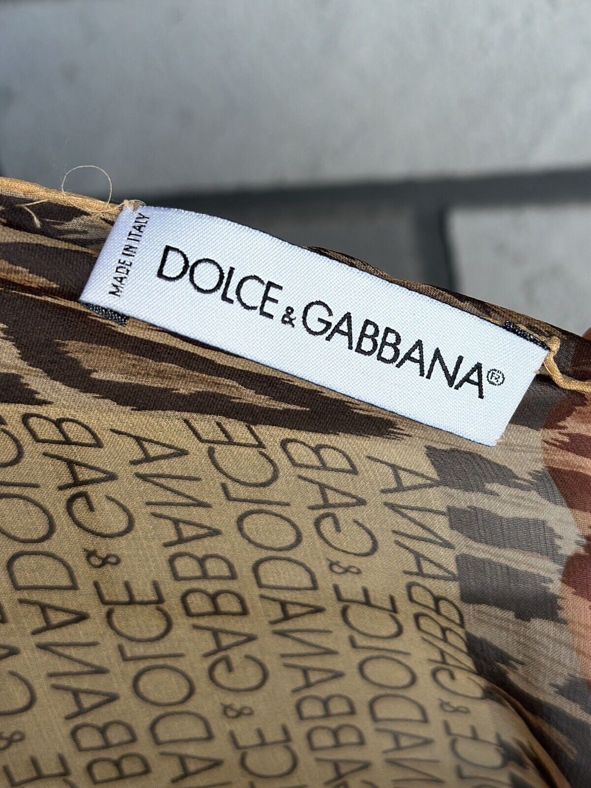 Dolce & Gabbana Dolce & Gabbana D&G Leopard Silk Square Scarf Monogram Size ONE SIZE - 4 Thumbnail