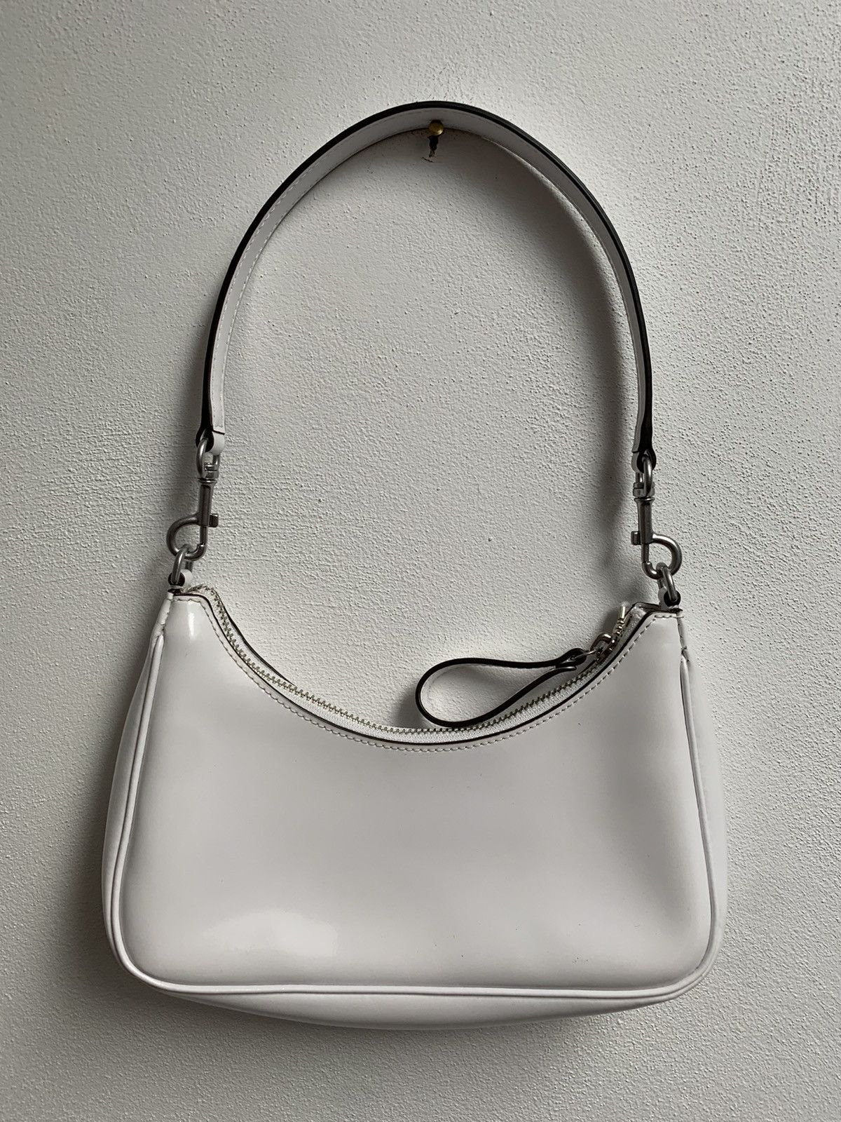 Tory Burch Tory Burch Mercer Spazzolato Leather Shoulder Bag Size ONE SIZE - 9 Thumbnail