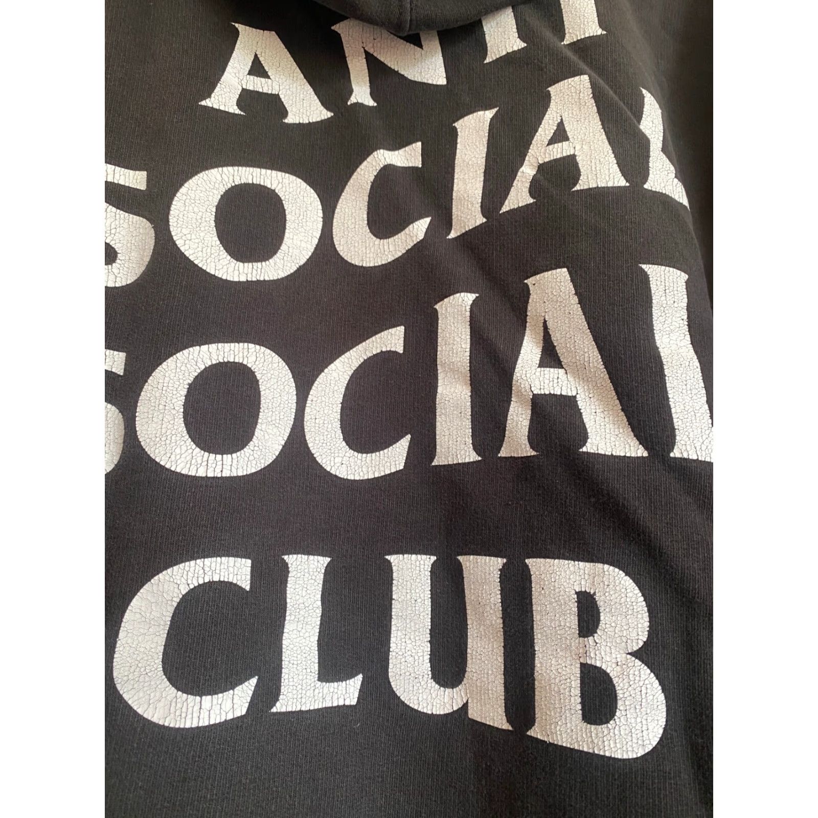 Anti Social Social Club Anti Social Social Club Hoodie SS4500P Black - Men's Long Sleeve, Double-Sided Graphic Print, Hooded, Fleece, Size L Size US L / EU 52-54 / 3 - 5 Thumbnail