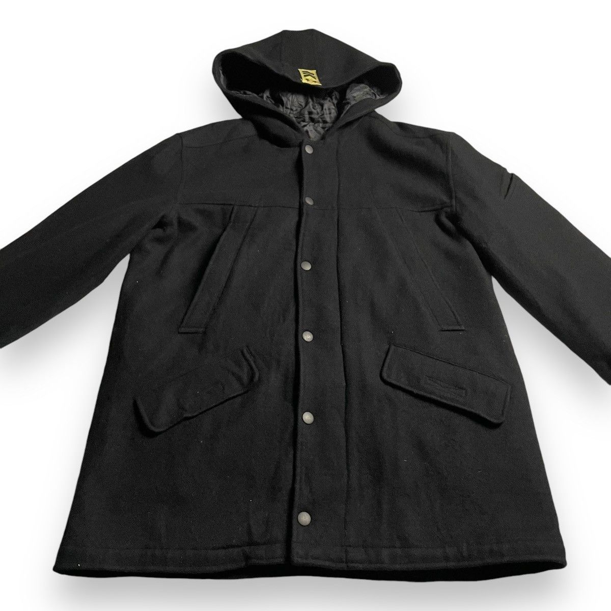 If Six Was Nine 🇯🇵 VINTAGE PPFM WOOL BUTTON UP WOOL PUNK GOTHIC JACKET Size US XL / EU 56 / 4 - 3 Thumbnail