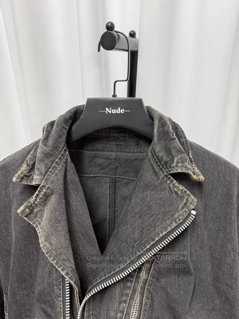 Julius Julius Distressed washed denim jacket Size US S / EU 44-46 / 1 - 6 Thumbnail