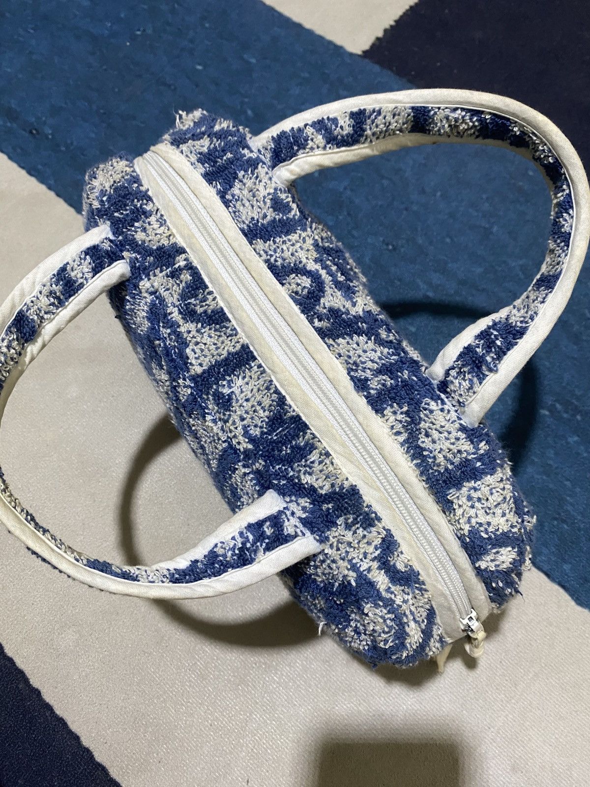 Dior Vintage Christian Dior Trotter Terry Cloth Mini Bag Size ONE SIZE - 7 Thumbnail