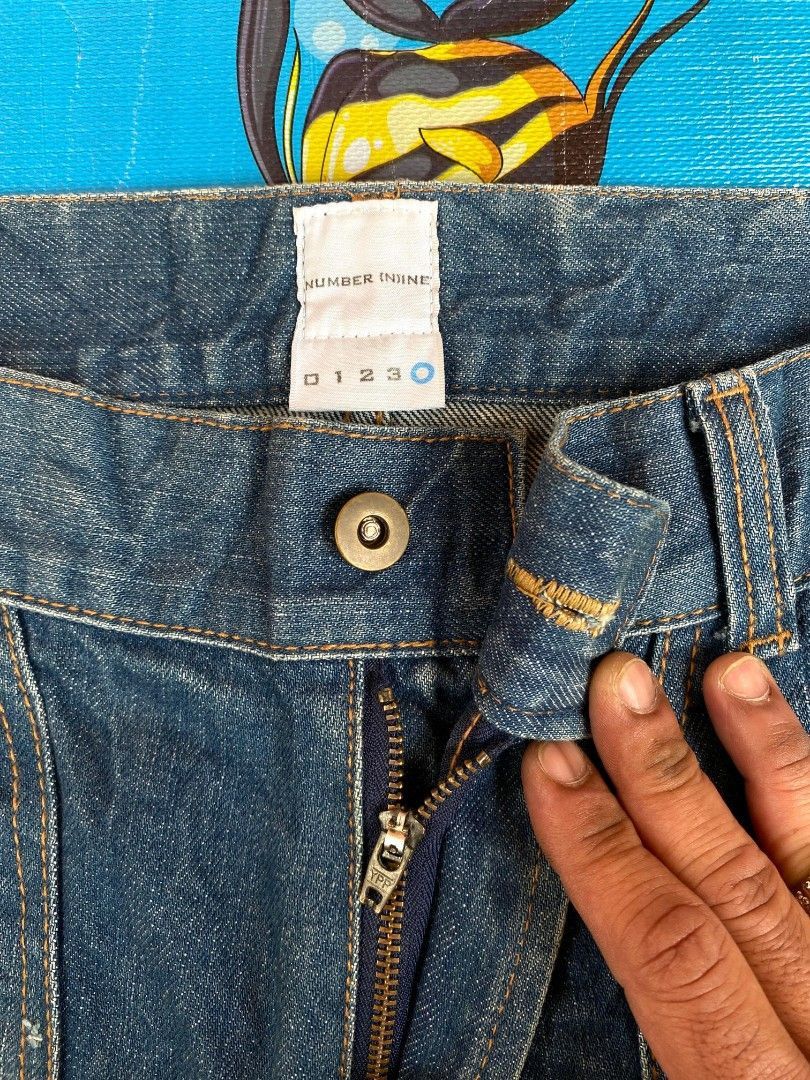 Japanese Brand × Number (N)ine Number nine y2k cargo jeans beautiful design Size US 30 / EU 46 - 4 Thumbnail