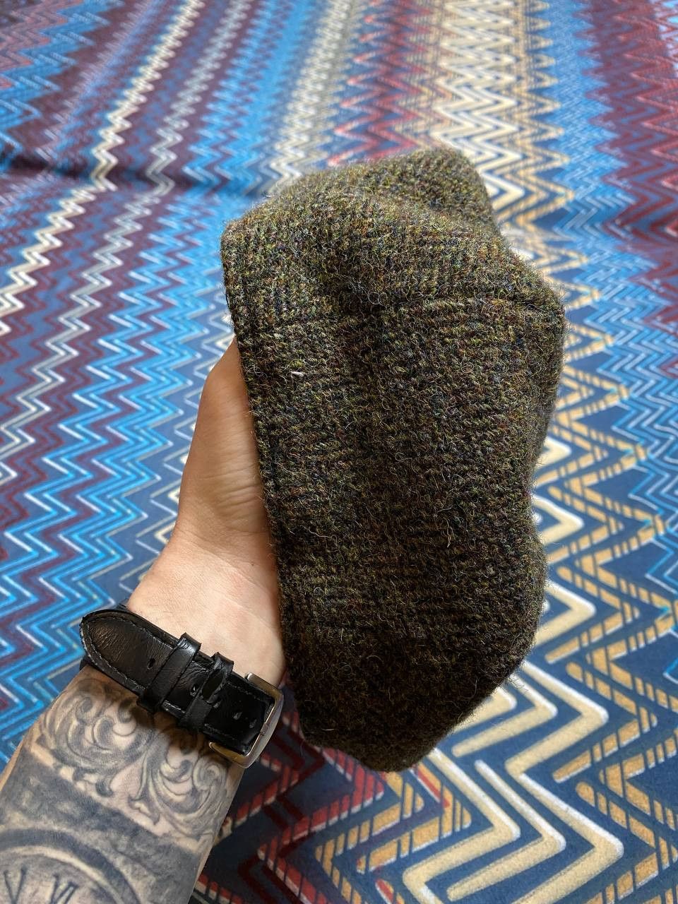 Harris Tweed Hats Vintage Harris Tweed Y2K Streetwear Size ONE SIZE - 5 Thumbnail