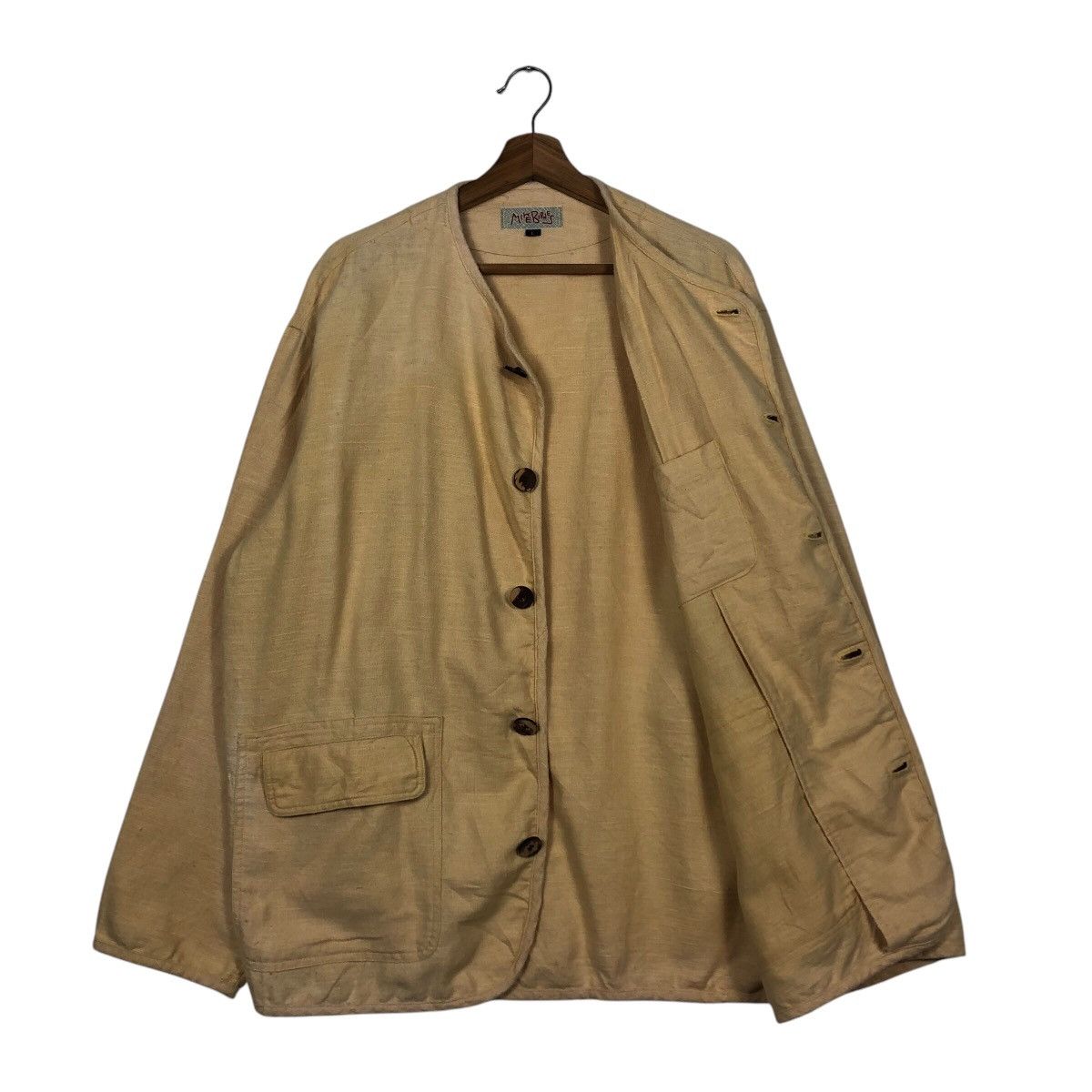Japanese Brand 📌Vintage Chore Worker Jacket Y Collar Mike Birnes Kapital Size US L / EU 52-54 / 3 - 12 Thumbnail