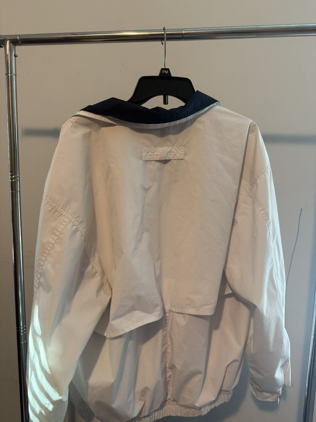 Vintage Vintage White Bomber Jacket Size US M / EU 48-50 / 2 - 2 Thumbnail