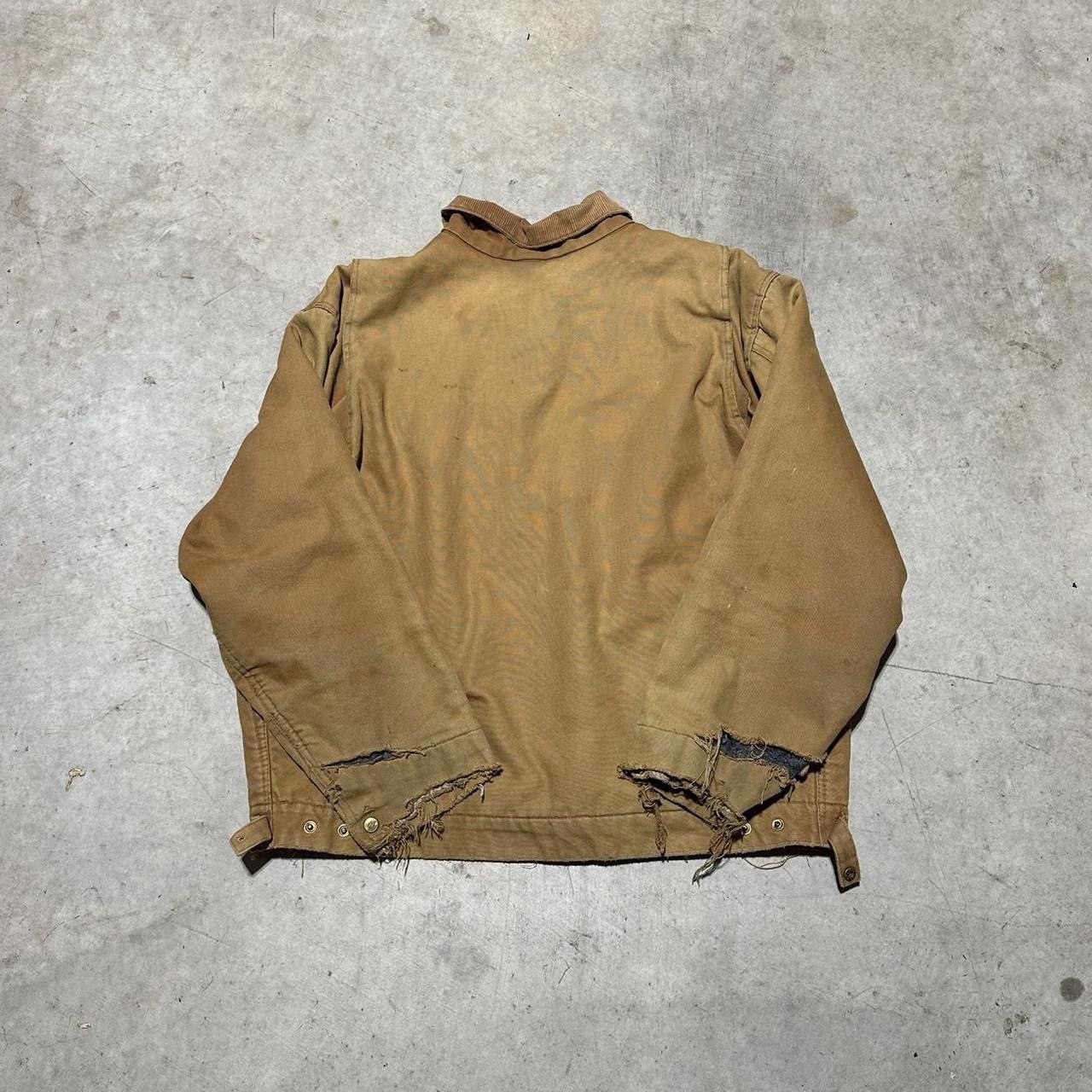 Dickies Tan Dickies jacket with a distressed XL Size US XL / EU 56 / 4 - 3 Thumbnail