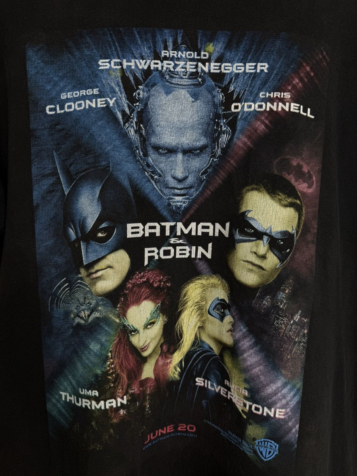 Vintage Vintage 90’s Batman & Robin T-Shirt Vtg Movie Tee Size Large Size US L / EU 52-54 / 3 - 3 Thumbnail