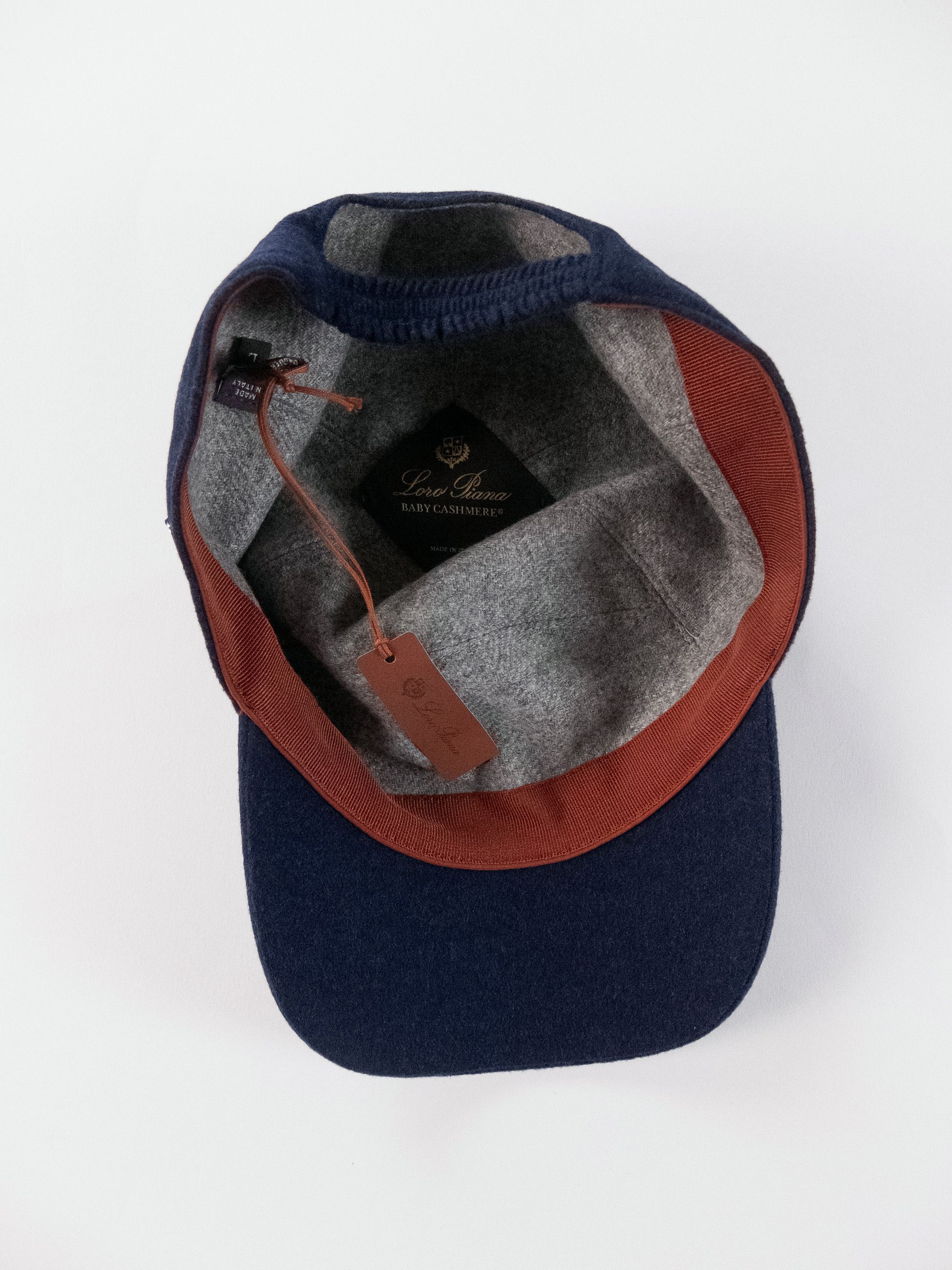 Loro Piana LORO PIANA TY navy blue baby cashmere baseball cap Large Size ONE SIZE - 7 Thumbnail