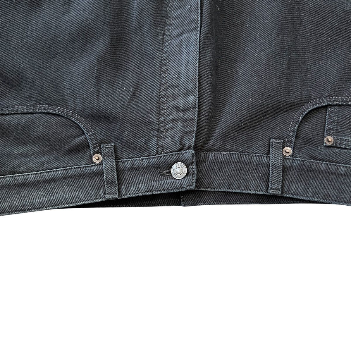 Balenciaga BALENCIAGA 23 Winter LOOK16 Deconstructed Black Denim Jacket Size US M / EU 48-50 / 2 - 14 Thumbnail