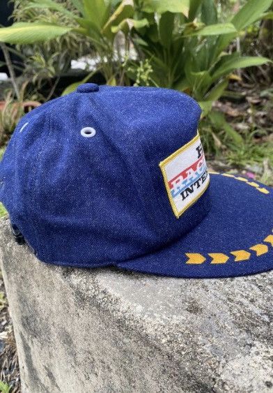 Honda Vintage 90s Honda Racing Team International Denim Hat Size ONE SIZE - 2 Thumbnail