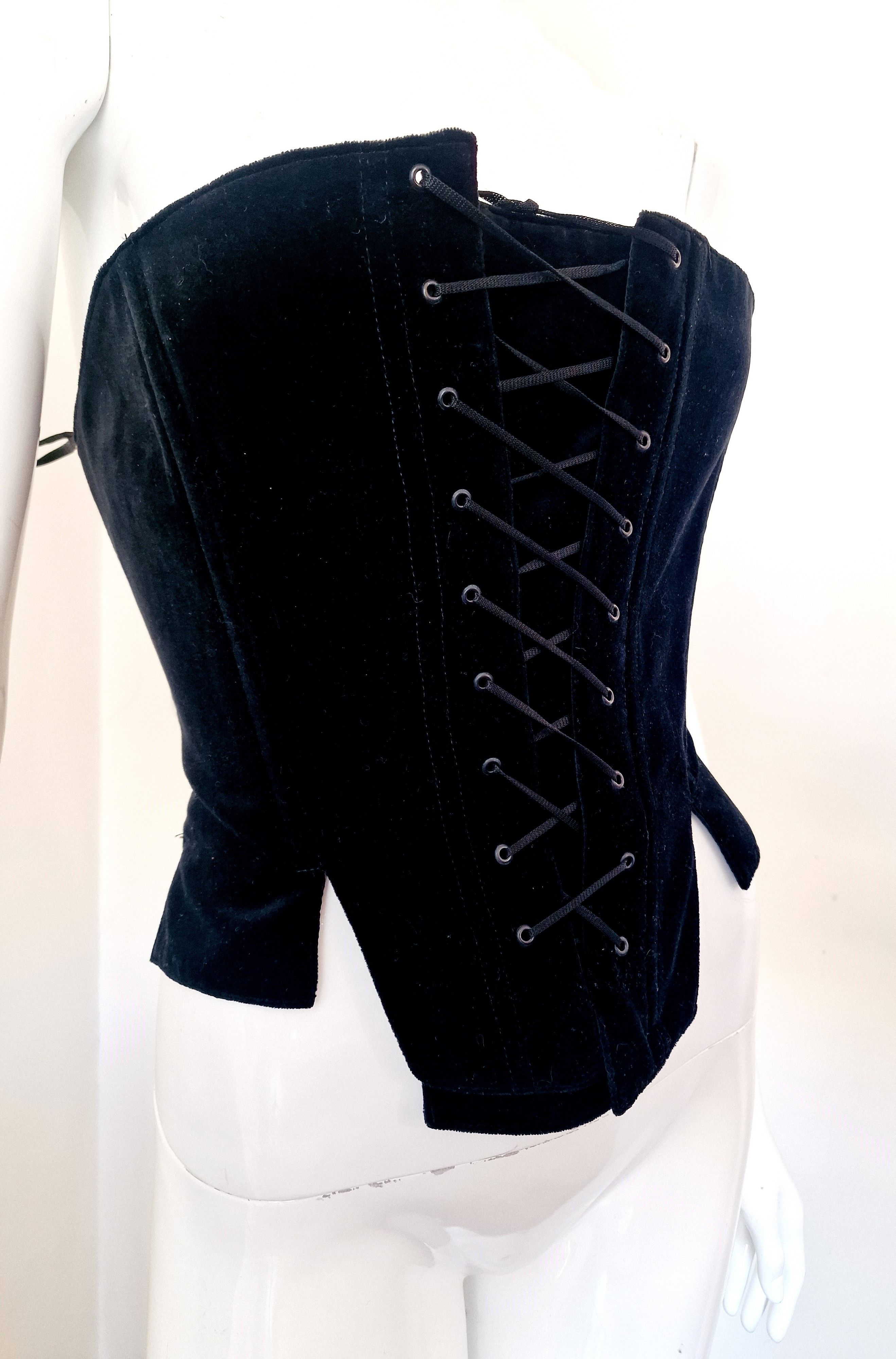 Other Lolita Lempicka Bustier Vintage Large XL Top Boned Corset Size XL / US 12-14 / IT 48-50 - 3 Thumbnail