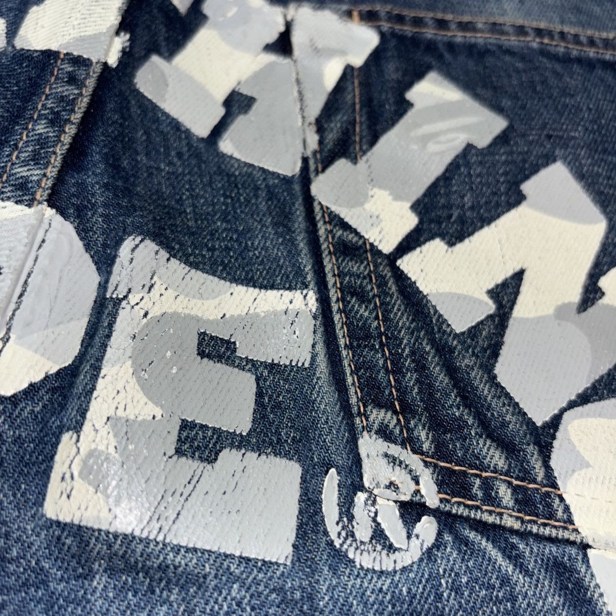 Bape Bape Denim Shorts Size US 32 / EU 48 - 20 Thumbnail