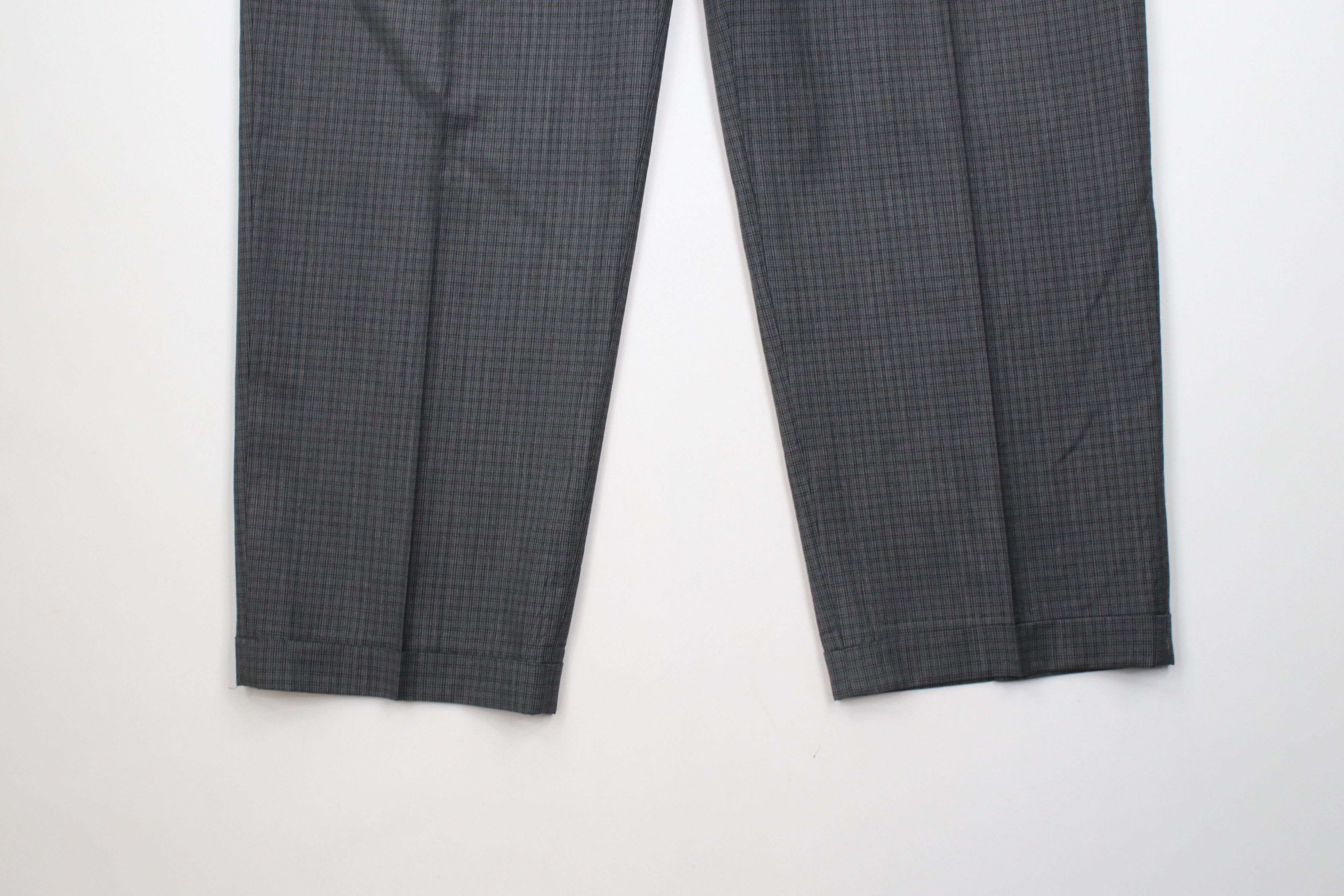 Vintage Vintage 90s Streetwear Wide Leg Cuffed Chino Pants Plaid USA Size US 36 / EU 52 - 4 Thumbnail