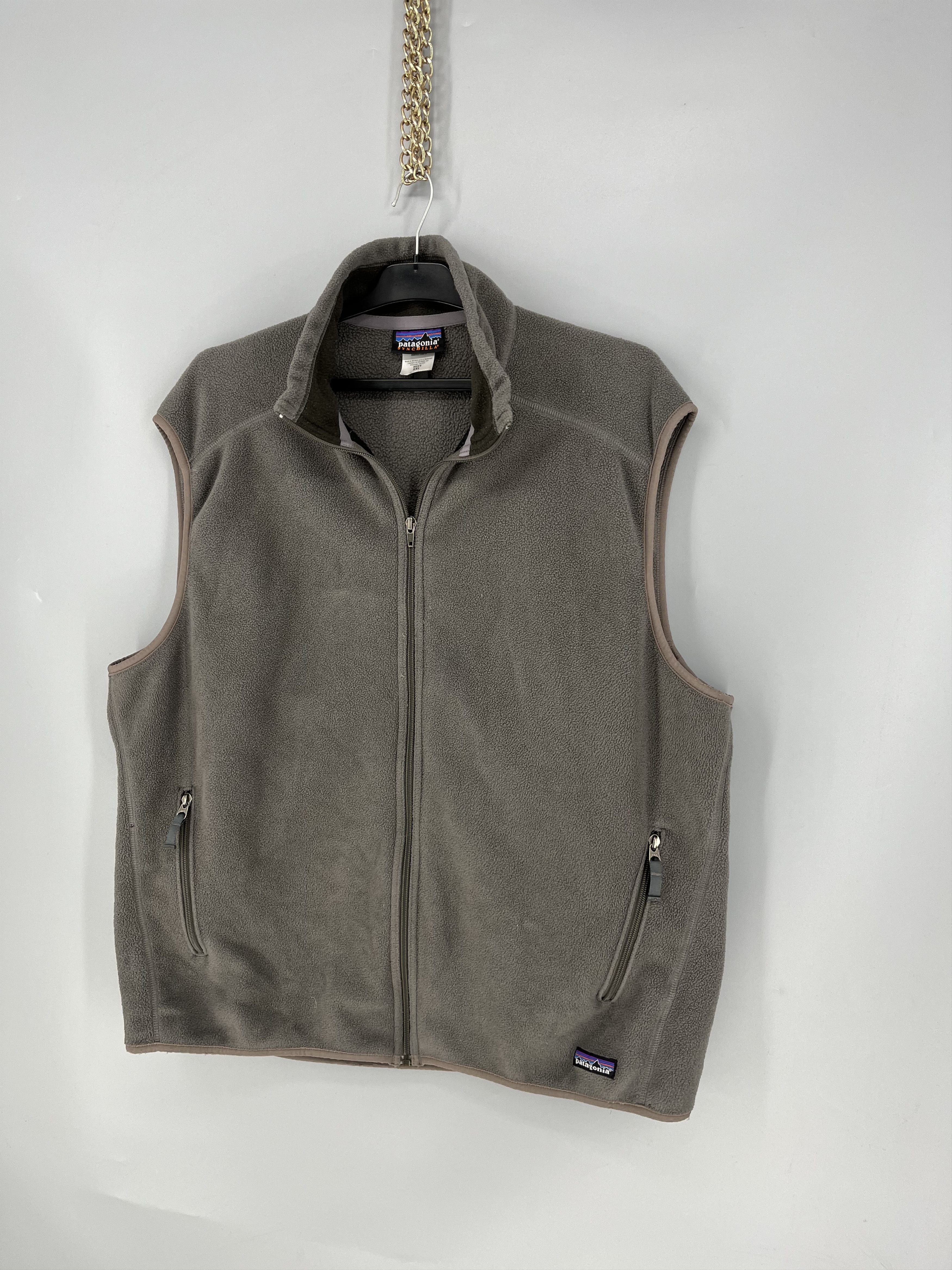 Patagonia Vintage Patagonia Synchilla Fleece Vest Mens XXL Gray Size US XXL / EU 58 / 5 - 3 Thumbnail