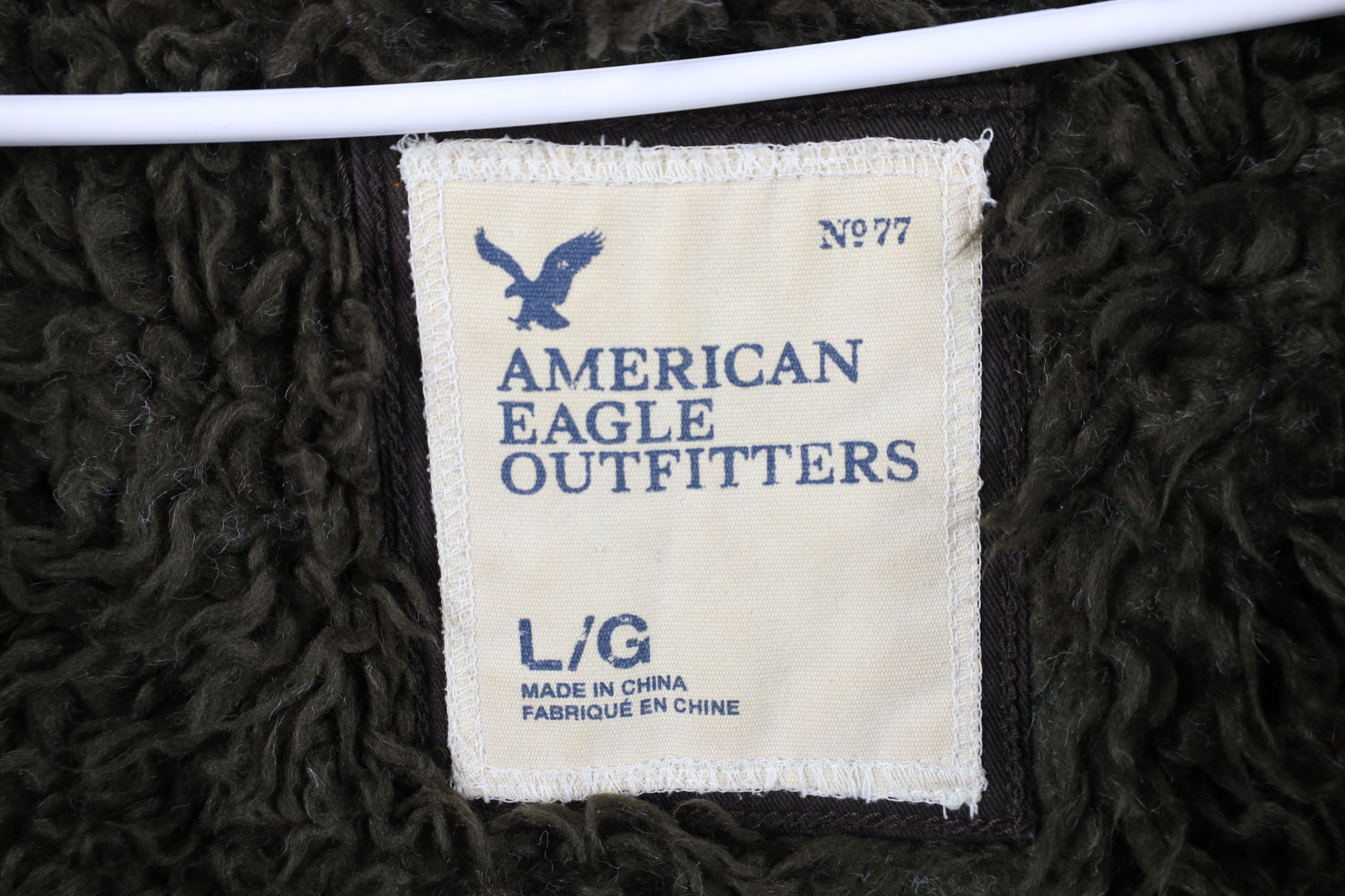 American Eagle Outfitters Vintage Y2K American Eagle Pile Fleece Lined Hoodie Jacket Size US L / EU 52-54 / 3 - 9 Thumbnail