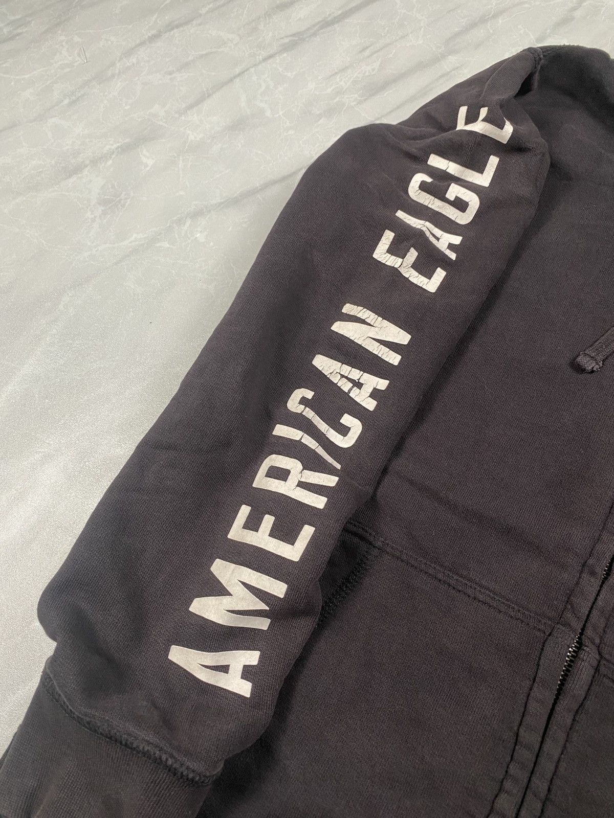 American Eagle Outfitters Vintage 00s American Eagle Sunfaded Zip Up Hoodie Size US M / EU 48-50 / 2 - 3 Thumbnail