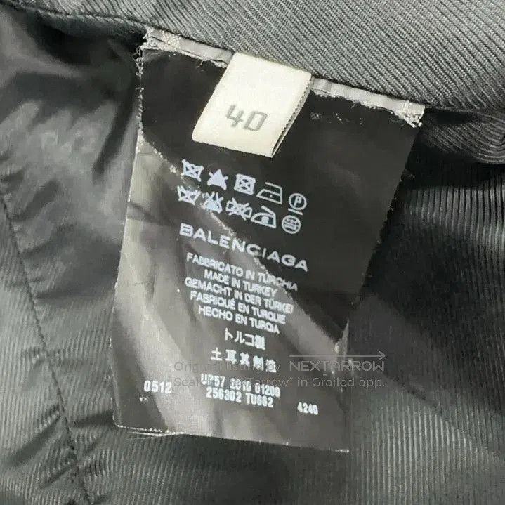 Balenciaga Balenciaga Blue Biker Leather Jacket for Unisex. Size US M / EU 48-50 / 2 - 1 Thumbnail