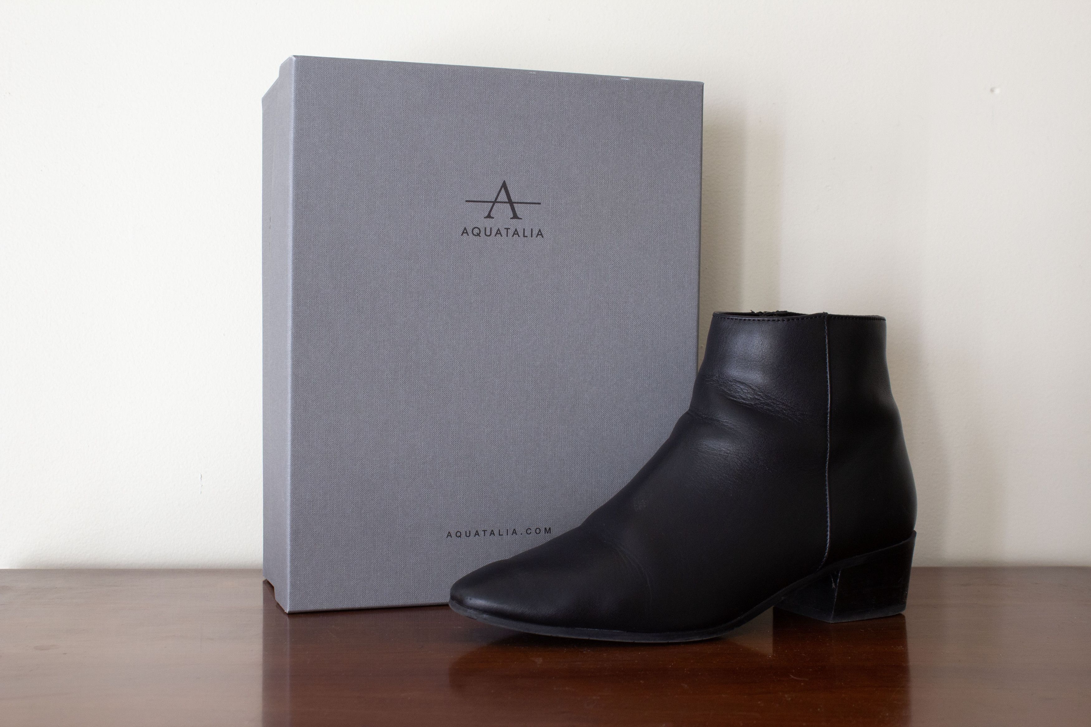 Aquatalia Aquatalia Black Leather Waterproof FUOCO Boot Size US 11 / IT 41 - 10 Thumbnail