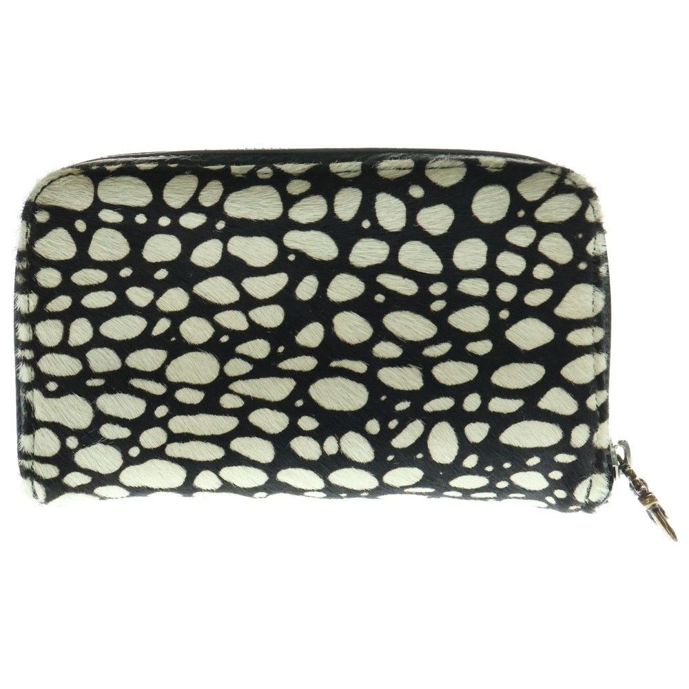 Chrome Hearts Leopard Haraco Long Wallet Beige