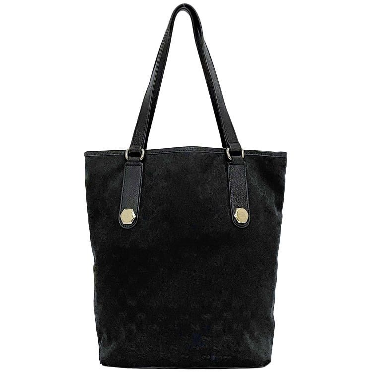 Gucci GUCCI Tote Bag Black Cotton Size ONE SIZE - 1 Thumbnail