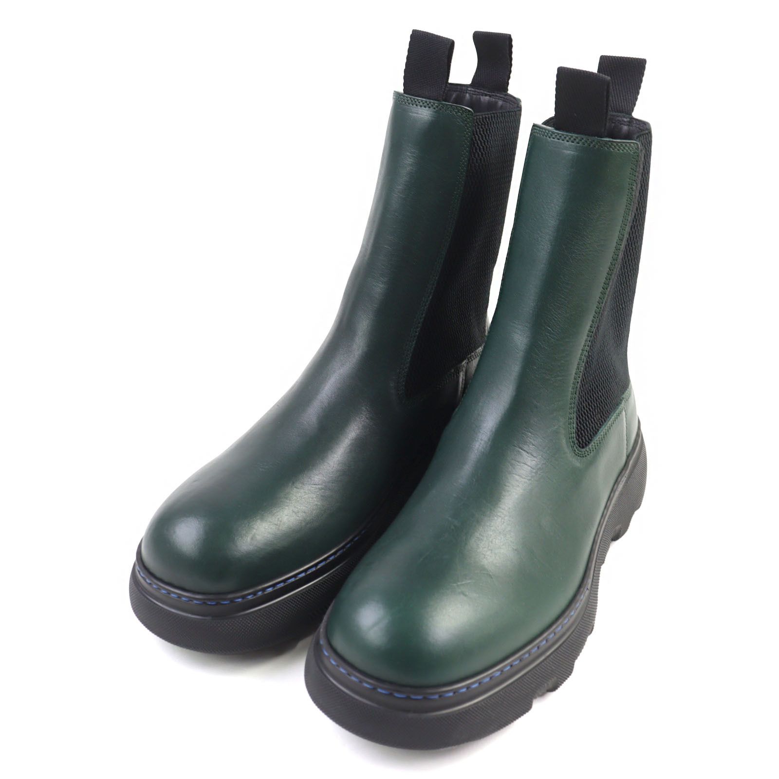 Burberry Burberry Burberry Creeper Chelsea Boots Boots Leather Shoes DUTY FREE for USA Size ONE SIZE - 1 Thumbnail