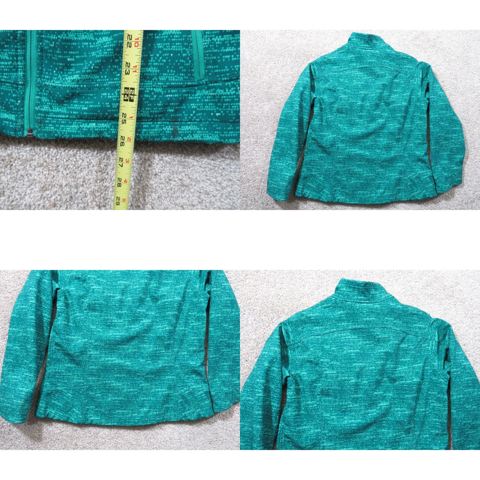 Eddie Bauer Eddie Bauer Jacket Women's XL Green Patterned Voyager Flexion Heather Zipper All Seasons Lining Polyester Regular Size XL / US 12-14 / IT 48-50 - 8 Thumbnail