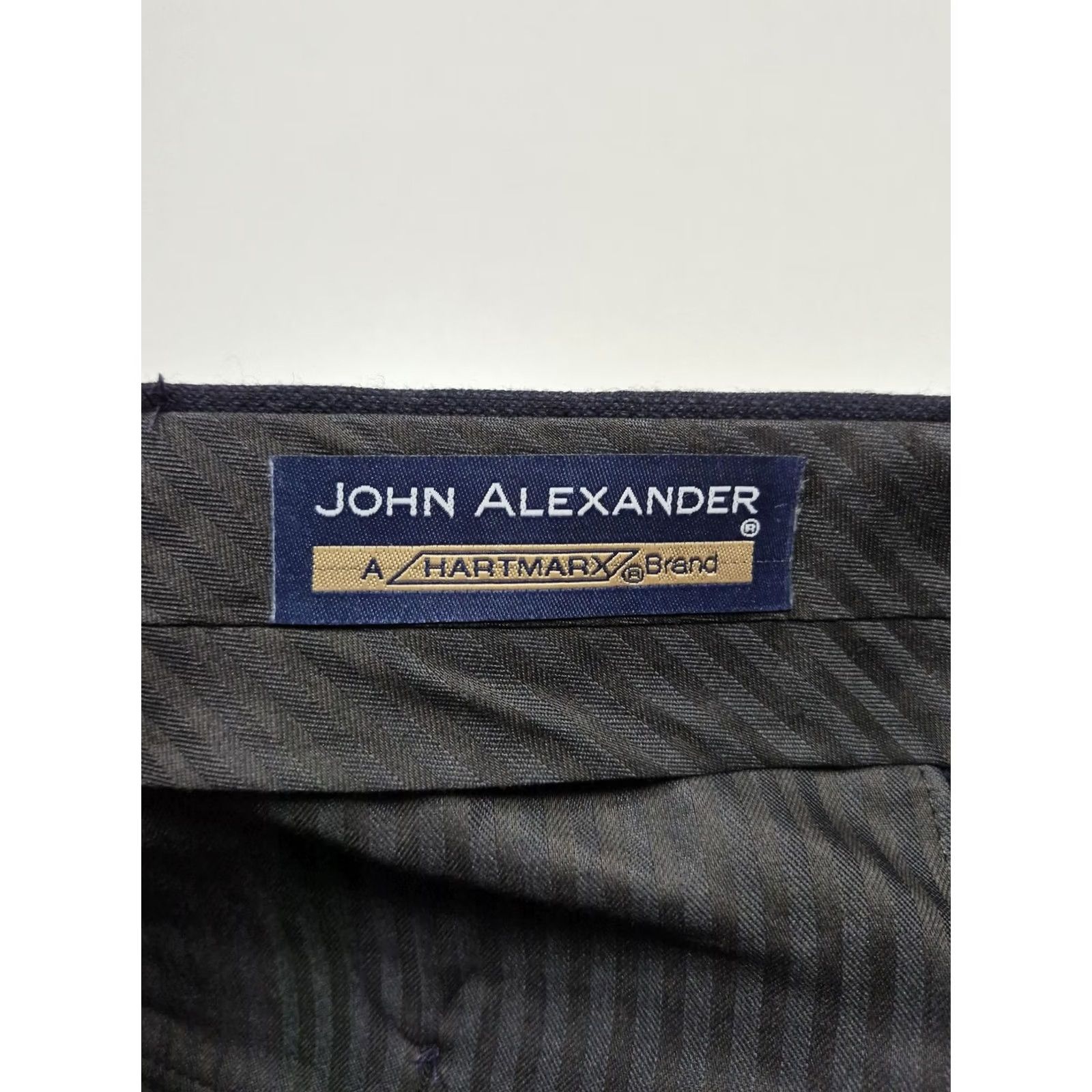 Vintage VTG John Alexander Dress Pants Mens 38x36 Blue Wool Pleated Straight Unhemmed Size US 38 / EU 54 - 3 Thumbnail
