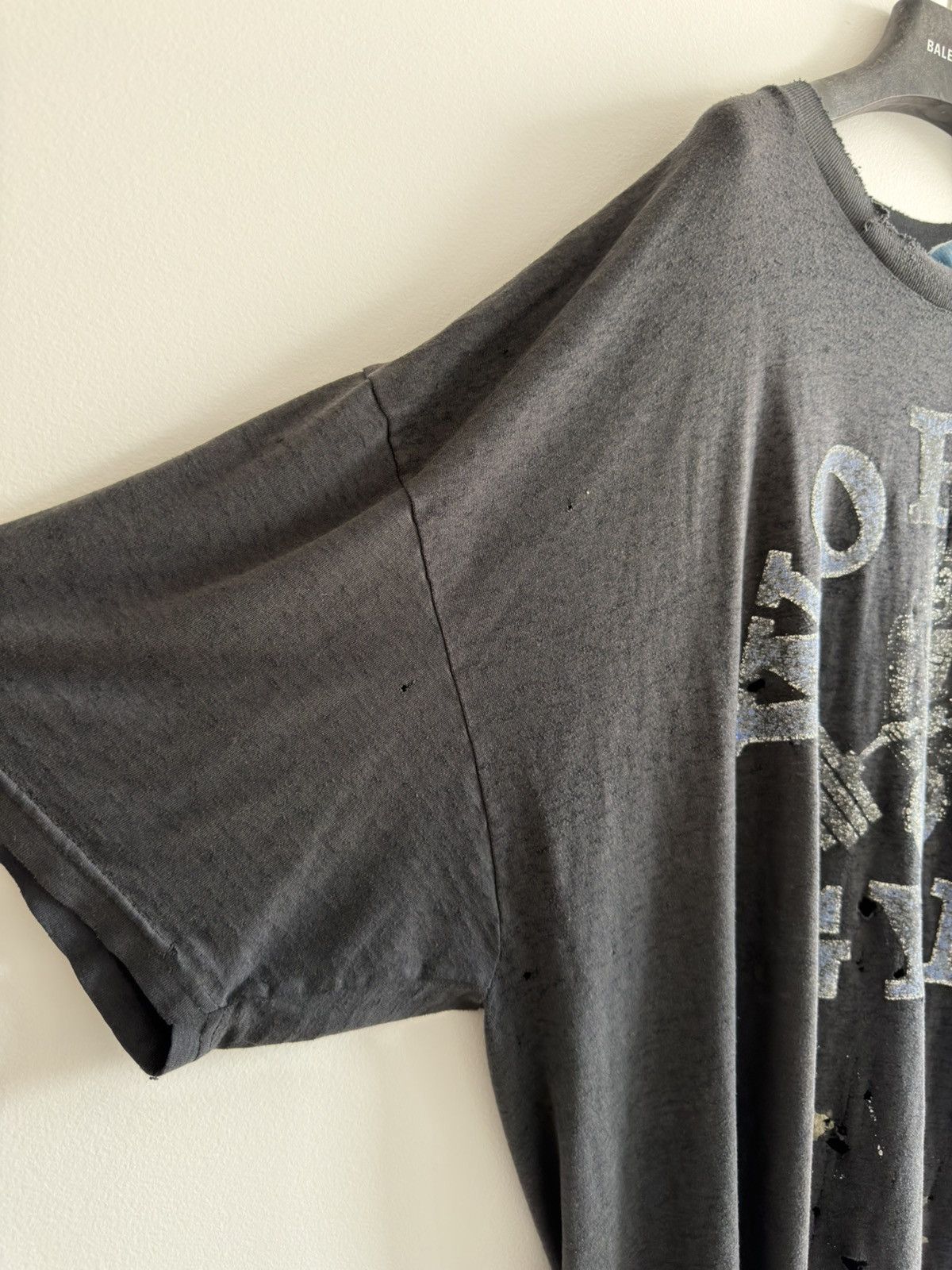 Vintage *RARE* 1990s WORLD GYM BODYBUILDING HARDCORE THRASHED TEE Size US XXL / EU 58 / 5 - 7 Thumbnail