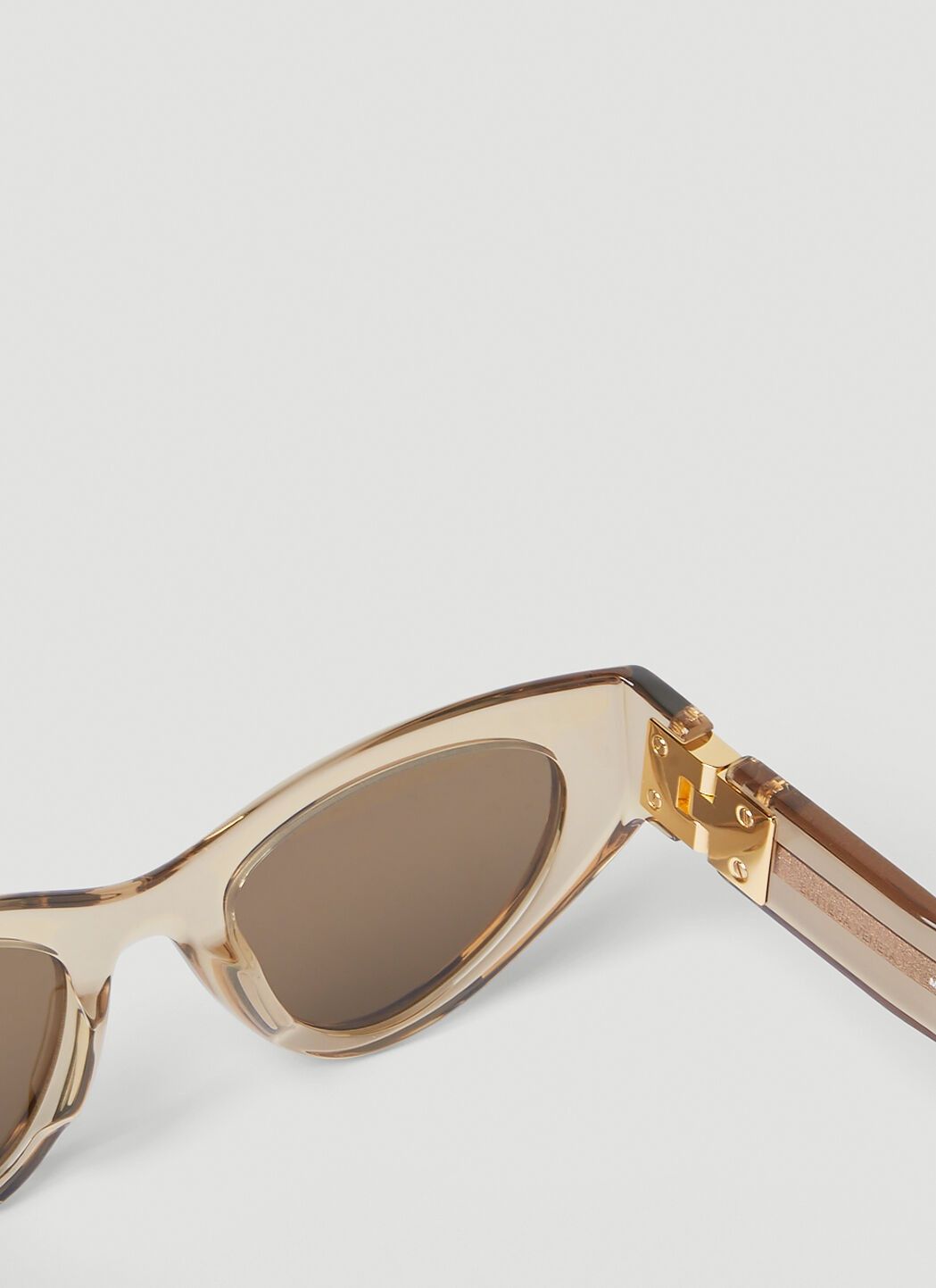 Bottega Veneta o1n1vont0525 Size: OS / Angle Acetate Cat-Eye Sunglasses Size ONE SIZE - 4 Thumbnail