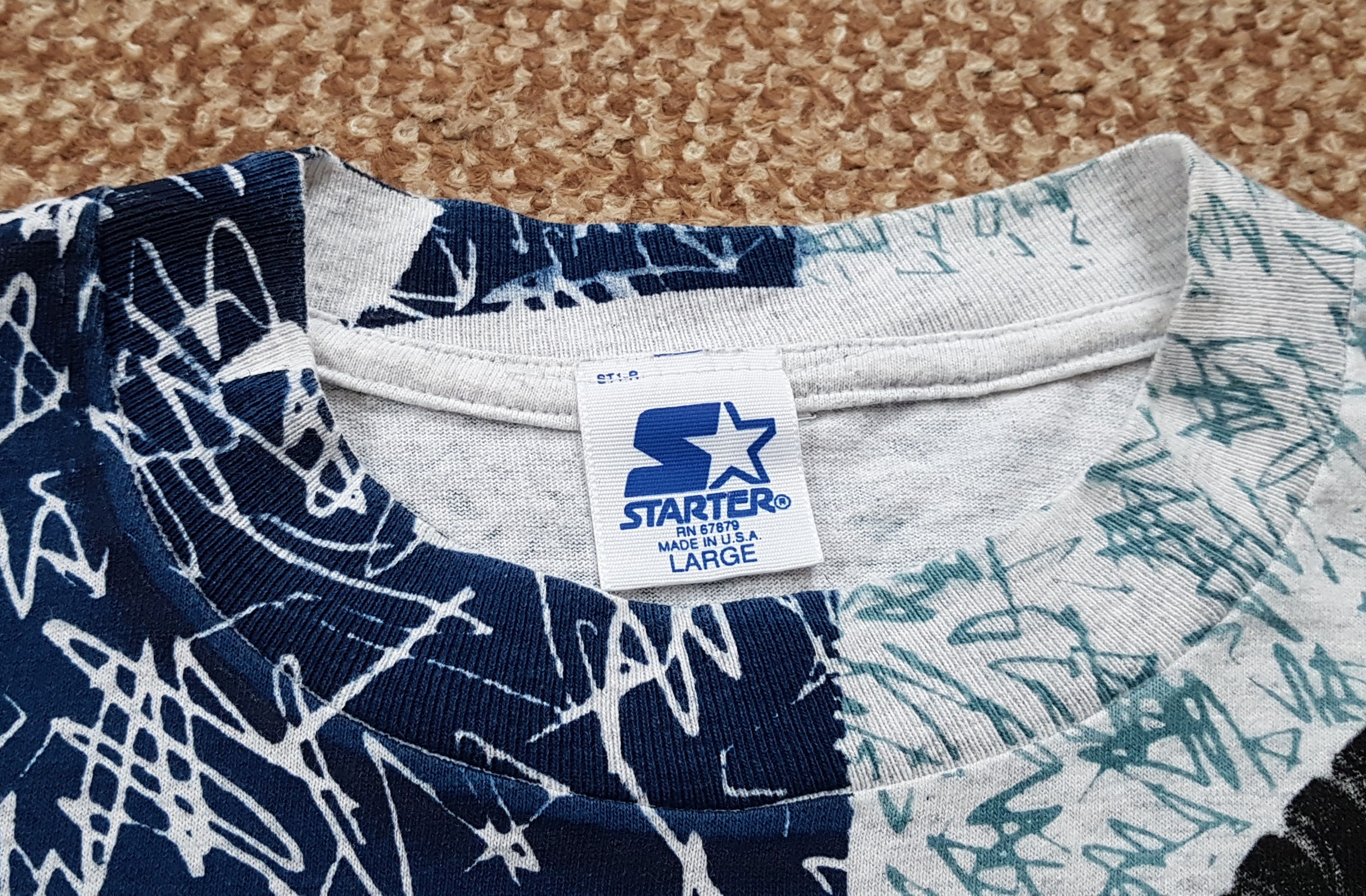 Starter MLB Vintage 90s New York Yankees Starter Over Printed Tee L Size US L / EU 52-54 / 3 - 10 Thumbnail