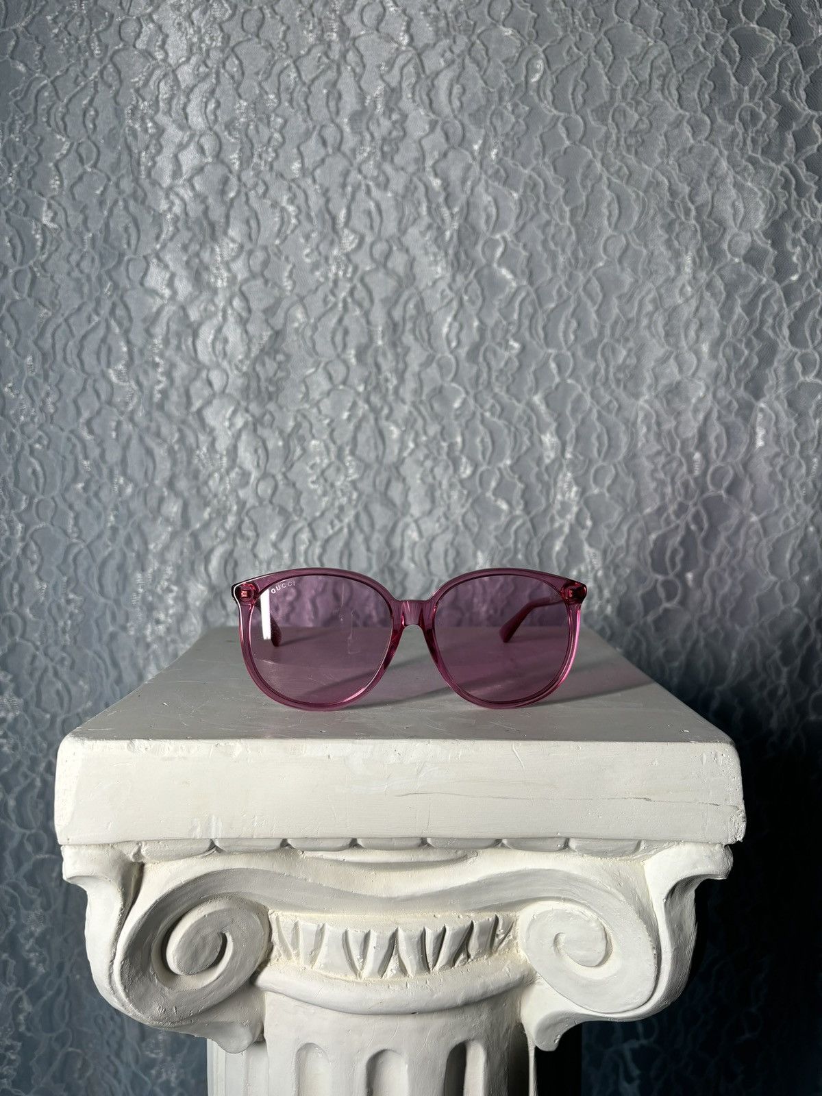 Gucci Gucci Pink Sunglasses Size ONE SIZE - 11 Thumbnail