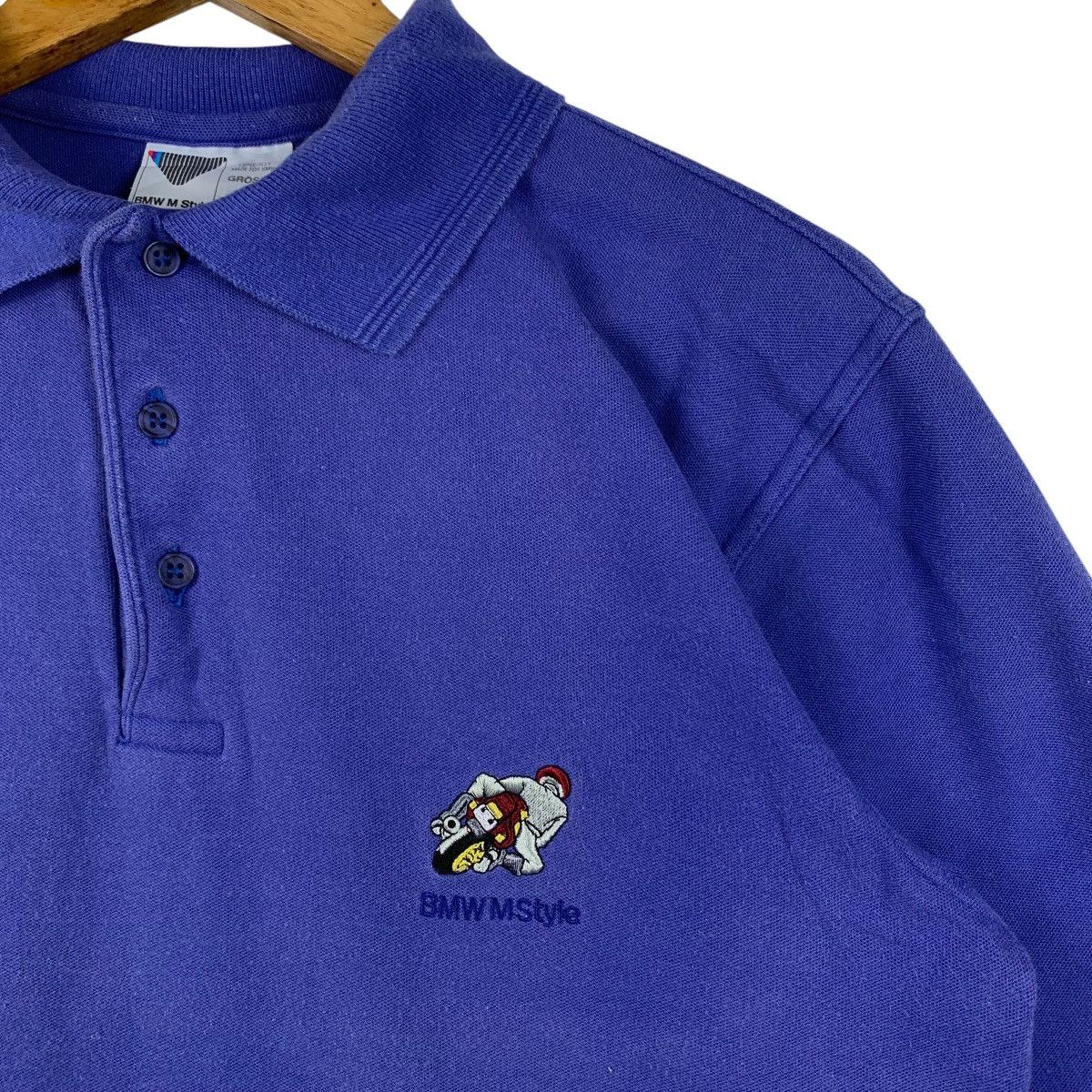 BMW Vintage BMW M STYLE MotoGP GrandPrix Embroidered Logo Shirt Size US M / EU 48-50 / 2 - 3 Thumbnail
