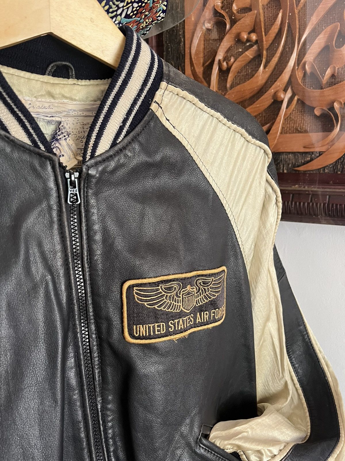 Genuine Leather 80’s Knock Down USA Sheepskin Jacket Size US M / EU 48-50 / 2 - 5 Thumbnail
