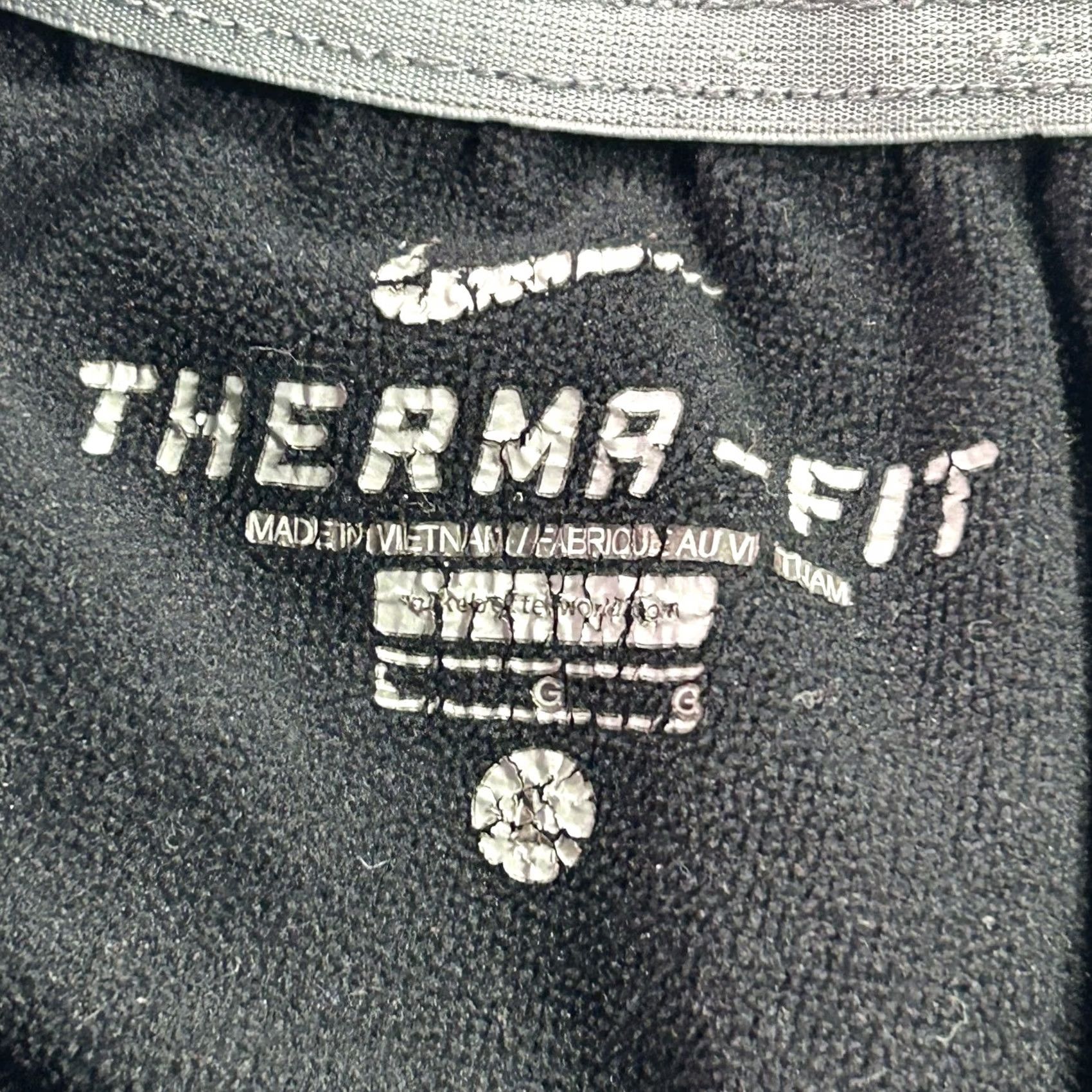 Nike Nike Therma-FIT Track Pants Mens Large Black Colorblock Fleece Athletic Training Pants Size US 33 - 5 Thumbnail