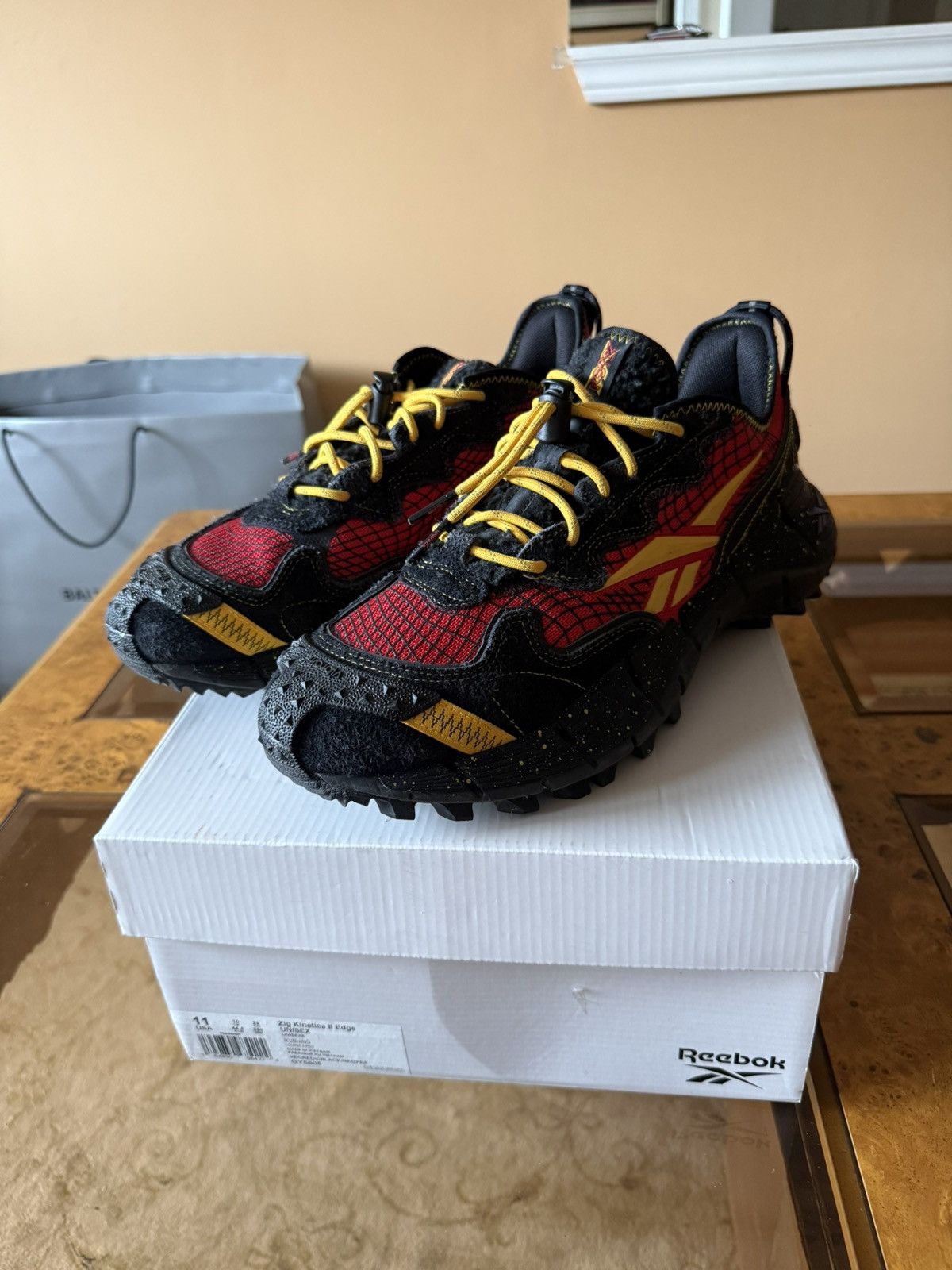 Reebok Reebok Zig Kinetic II Edge x Asap Nast Size US 11 / EU 44 - 1 Thumbnail