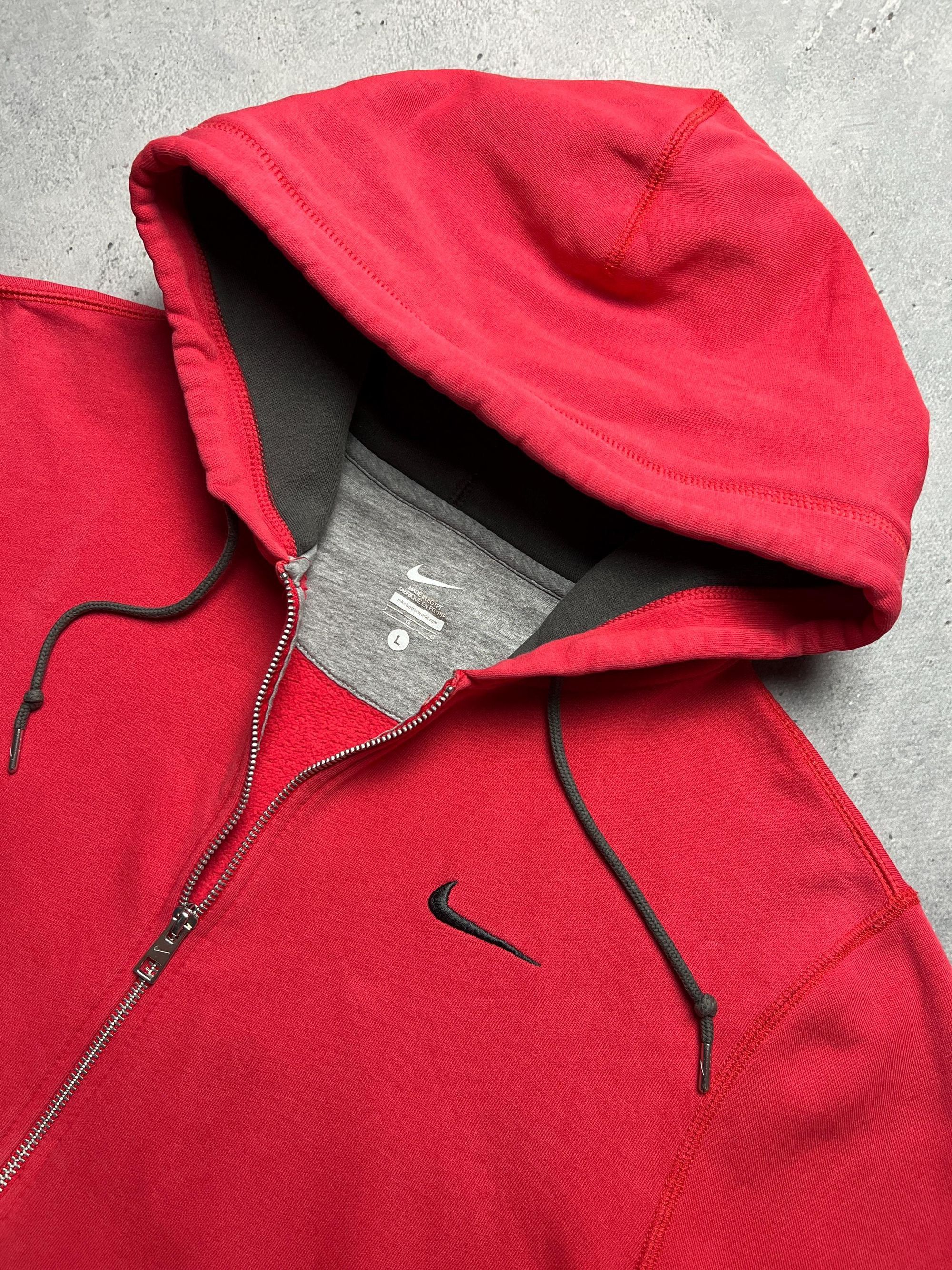 Nike Nike Vintage Zipper Hooded Jacket small swoosh logo y2k 90s Size US L / EU 52-54 / 3 - 3 Thumbnail