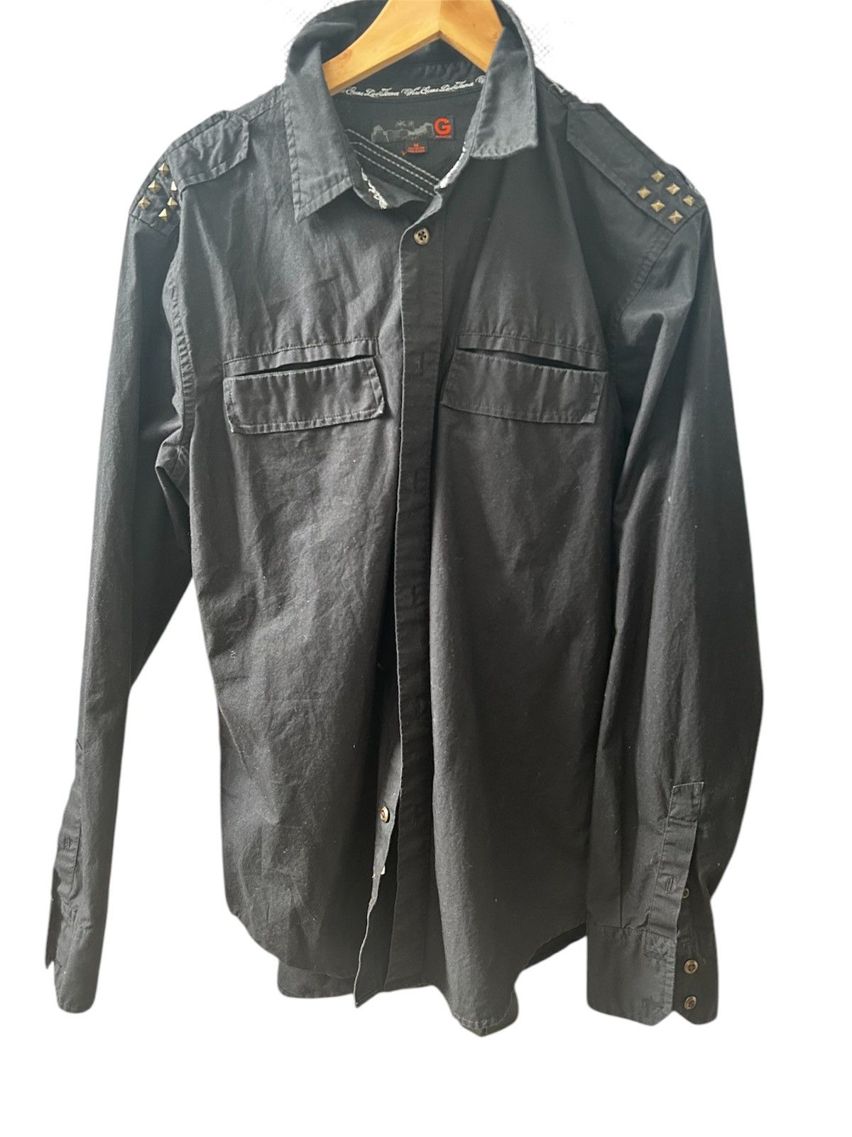 Guess studded vintage g by guess punk button up Size US M / EU 48-50 / 2 - 1 Thumbnail