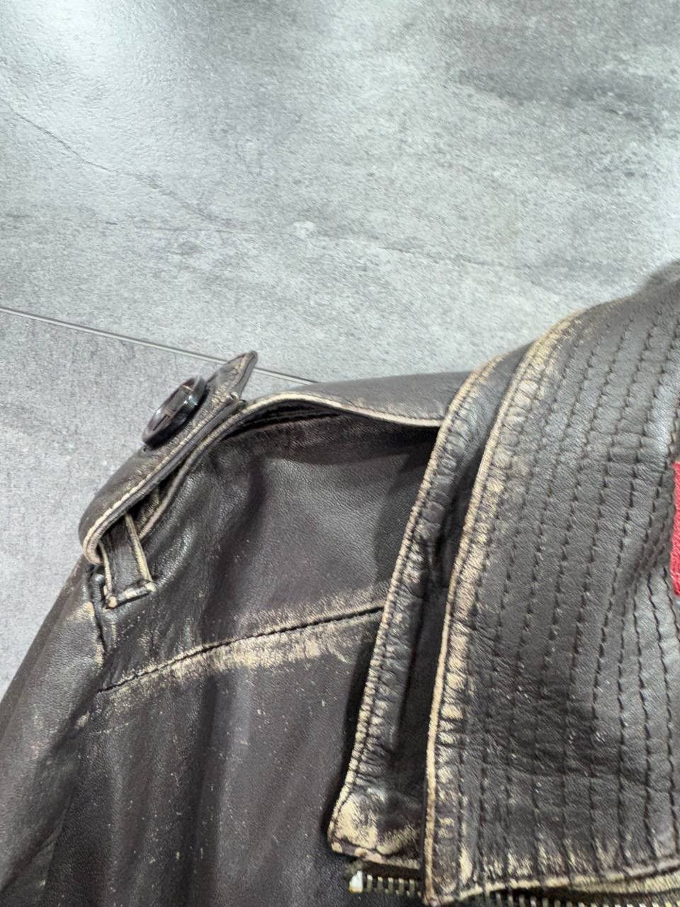 Superdry Crazy True Cycle Rider Baker Superdry Brad Leather Jacket Size US M / EU 48-50 / 2 - 4 Thumbnail