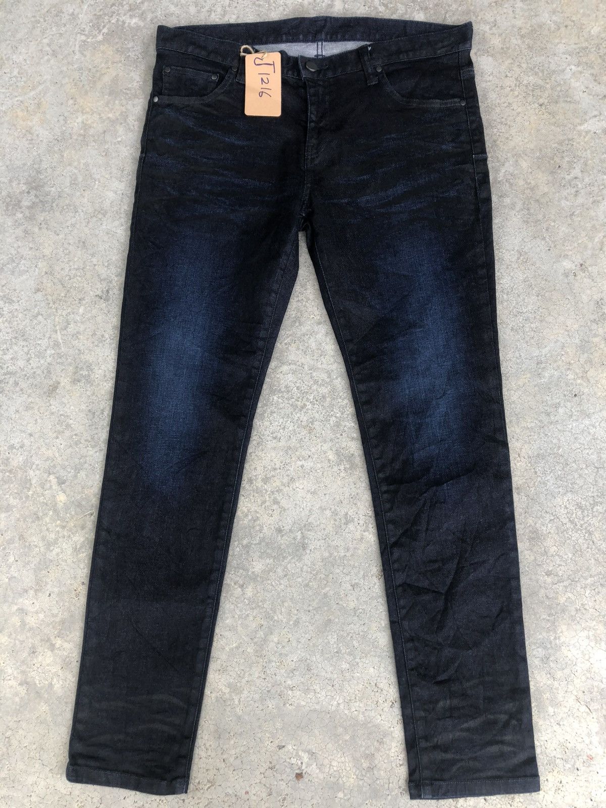 Tornado Mart Japanese Tornado Mart Skinny Jeans Wax Size US 35 - 1 Thumbnail