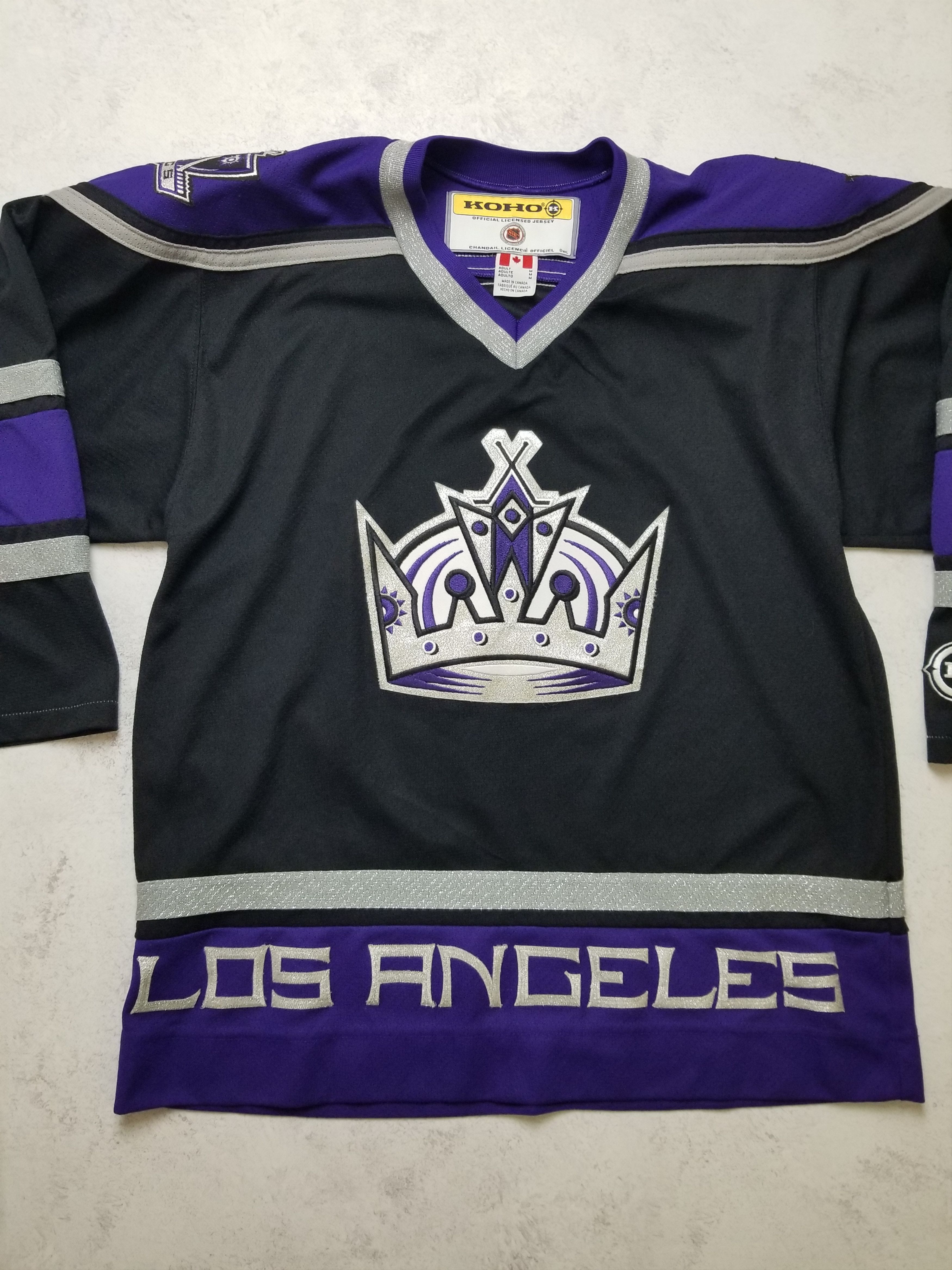 Koho Vintage KOHO Air Knit NHL Los Angeles LA Kings Crown Jersey Size US M / EU 48-50 / 2 - 17 Thumbnail