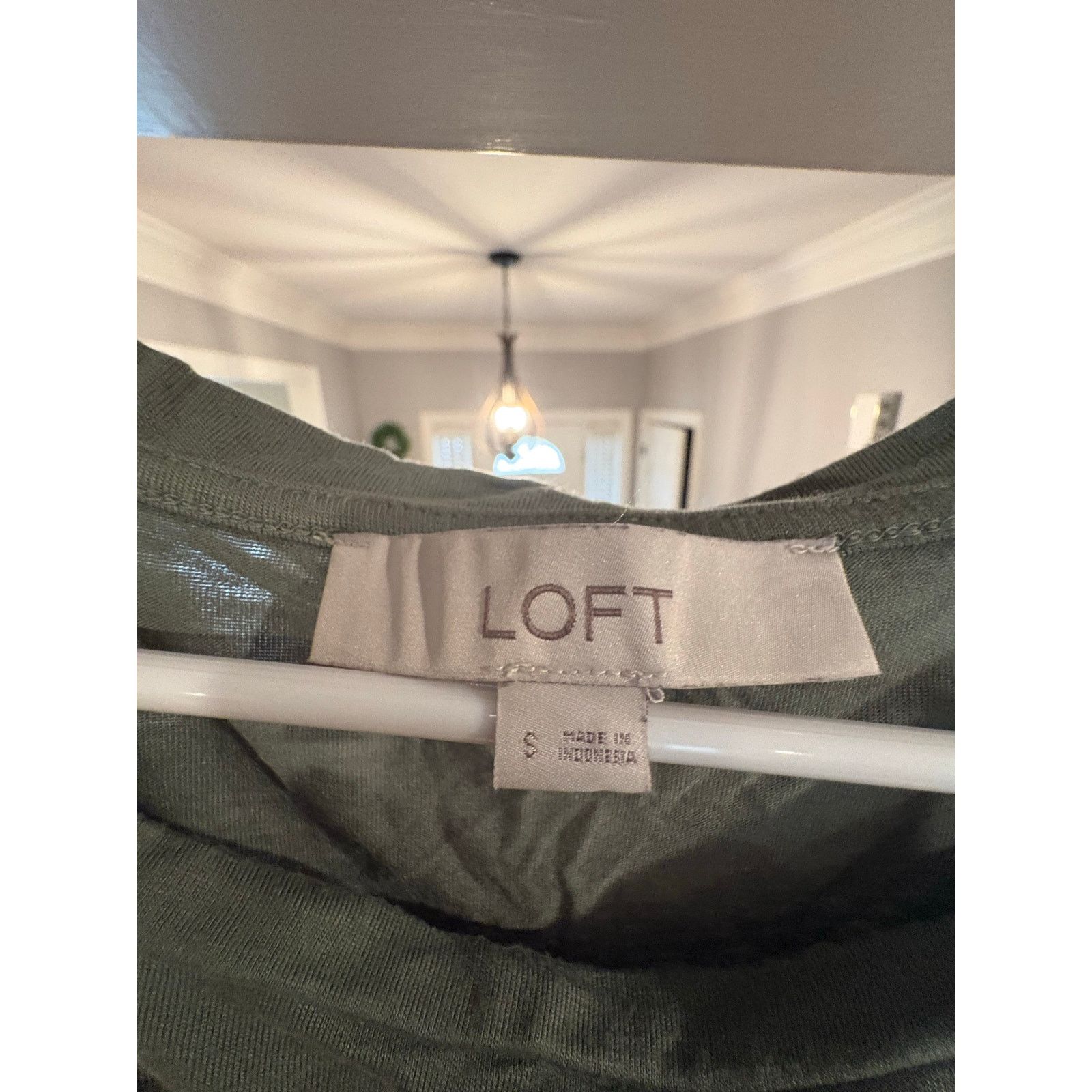 Loft LOFT Women’s Green Short Sleeve Tee Size Small Casual Size S / US 4 / IT 40 - 3 Thumbnail