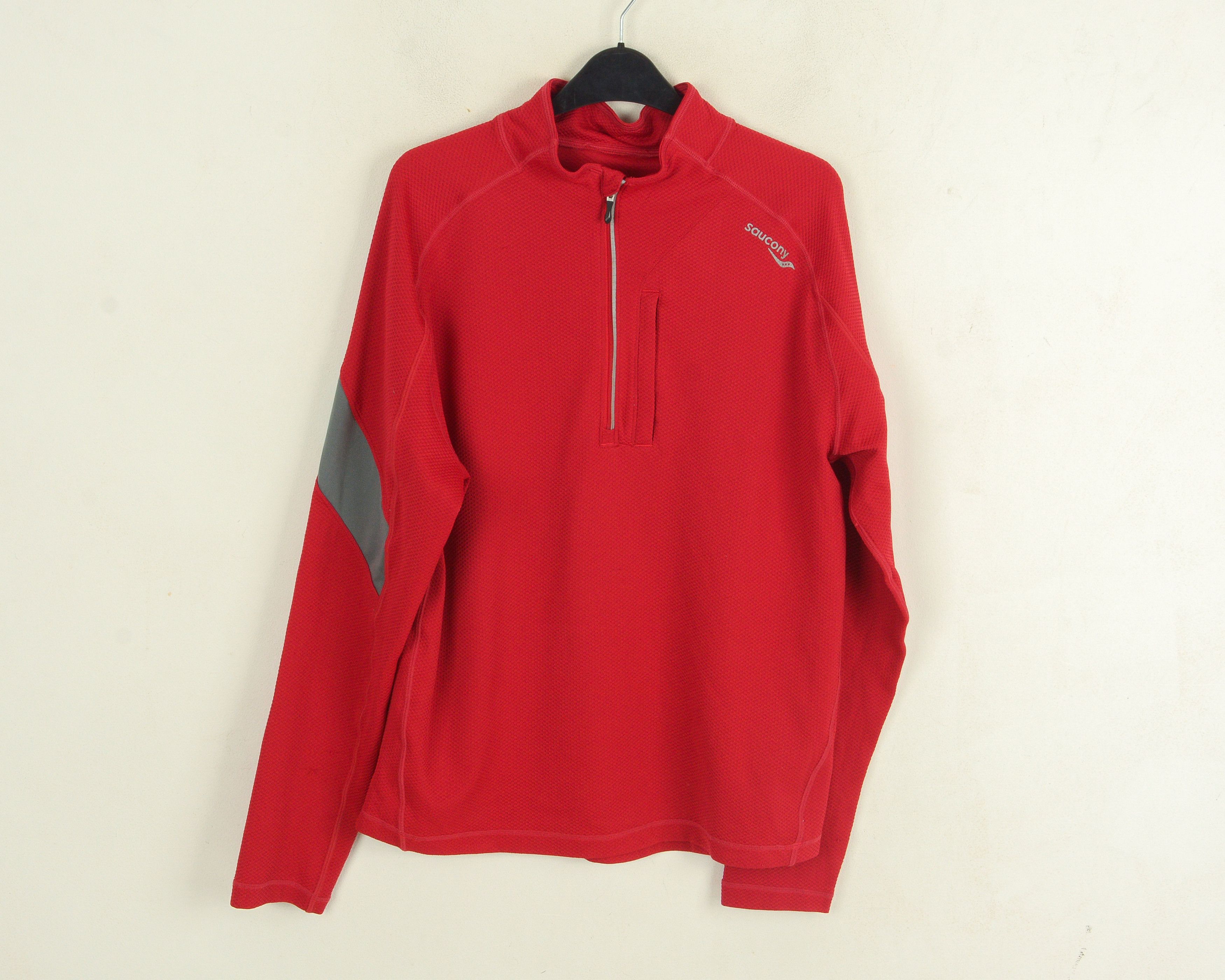 Saucony Baselayer Jersey Men M Shirt Long Sleeve Jumper Run Jog Size US M / EU 48-50 / 2 - 1 Thumbnail